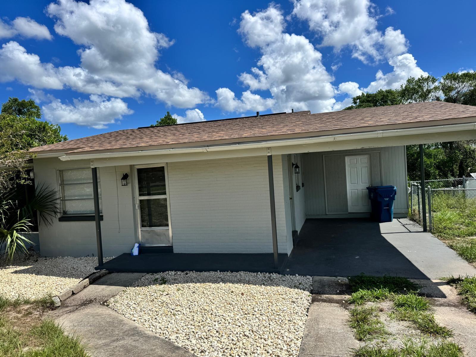Exceptional Value in the Heart of Spring Hill!
Don't miss this beautifully maintained block home offering comfort, convenience, and charm. Featuring 2 spacious bedrooms, 1 modern full bath, and a covered carport, this gem is move-in ready!
Enjoy elegant porcelain tile flooring throughout, a fully remodeled kitchen and bathroom, and a large screened-in lanai perfect for relaxing or entertaining. Extras include an attached storage shed, dog run, and a generously sized lot with endless potential.
Prime location, just minutes from shopping, dining, and major roads. Whether you're a first-time buyer or investor, this is an amazing opportunity you don't want to miss!