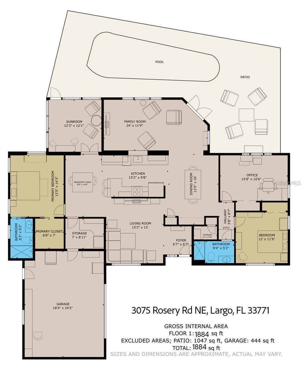 Photo of 3075 Rosery Road NE, Largo, FL 33771 (MLS # TB8555006)