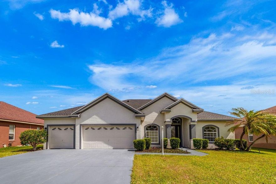 Welcome to this beautifully renovated home located in a secure gated community, offering not only privacy and peace of mind but also a low annual HOA fee. This spacious property features 4 bedrooms plus a versatile bonus room and 3 fully remodeled bathrooms, thoughtfully designed to provide comfort for everyday living and privacy for guests. As you enter, you are welcomed by high ceilings and an open-concept layout filled with natural light, creating a bright and inviting atmosphere throughout the home. The interior showcases new flooring, fresh paint, and modern finishes that elevate every space. The kitchen has been fully updated with elegant cabinetry, gold hardware, spacious countertops, stainless steel appliances, and stylish lighting, all seamlessly connected to the main living areas, making it ideal for both daily use and entertaining. Both the kitchen and bathroom countertops feature high-quality quartz, offering durability, low maintenance, and a clean, modern look that enhances the overall design of the home. The primary bathroom offers a true luxury experience with floor-to-ceiling tile, a freestanding soaking tub positioned under a large window, a frameless glass shower with modern gold finishes, and a double vanity with contemporary mirrors and lighting. The additional bathrooms have also been completely renovated with clean, modern designs and high-quality materials. The home also includes a three-car garage and a large driveway, providing ample parking and storage space. The backyard offers a private outdoor area with plenty of potential for relaxation or future enhancements. Located in a quiet and well-maintained community, this property combines modern upgrades, functional layout, and an excellent location, making it a perfect option for both homeowners and investors seeking a move-in ready home.