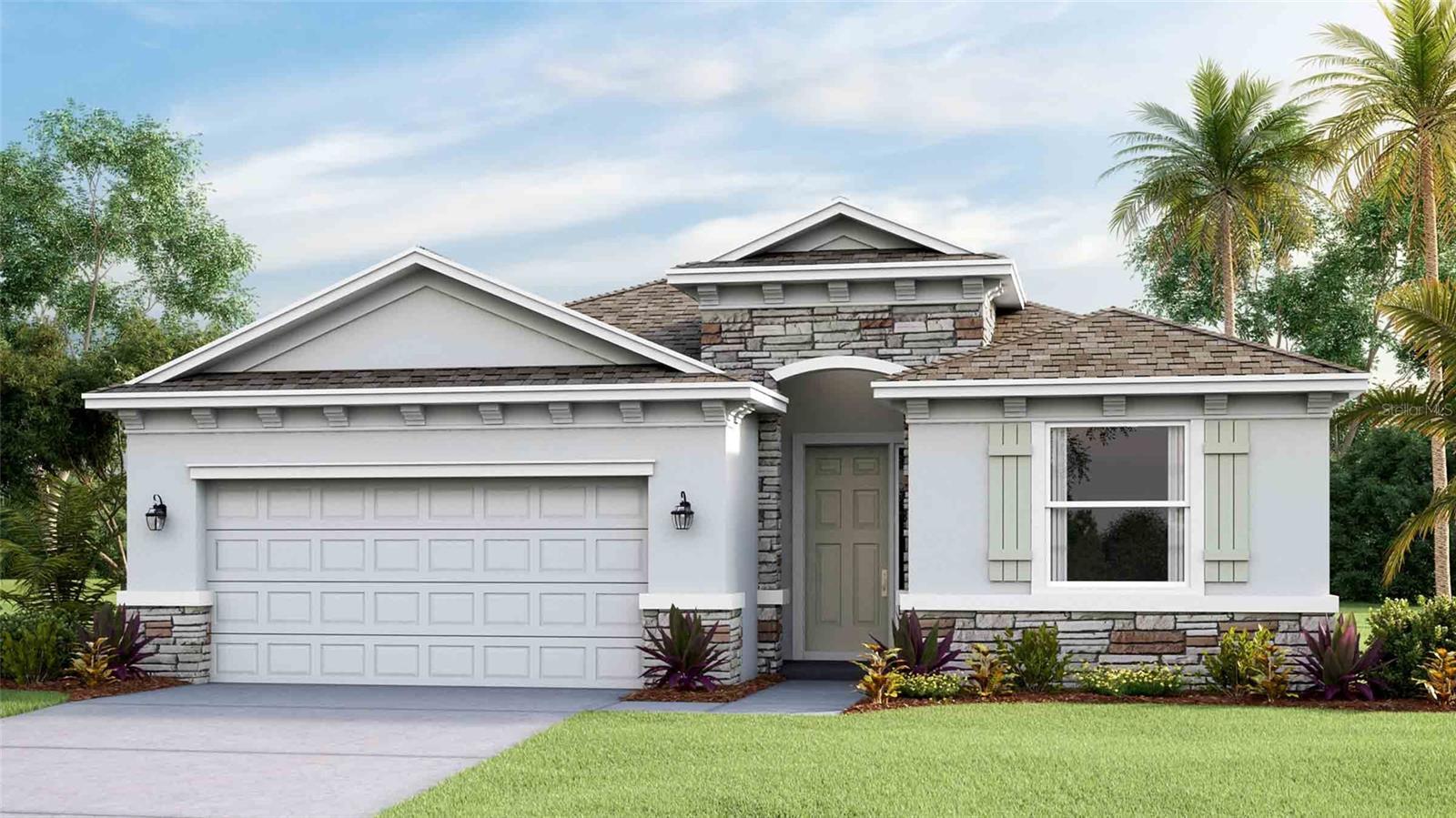 Under Construction. REDTAG SALE: Receive up to $25,000 towards closing costs and special interest rates with the use of our preferred lender Now to July 20th. This one-story, all concrete block constructed home has an open concept floor plan, featuring a spacious kitchen overlooking large living and dining areas that flow out to a covered lanai, a perfect place to relax or dine al fresco. At the front of the home, you will find two bedrooms that share a full bath, a laundry room off the garage, a fourth bedroom that is an optional den, and a powder bath. The Bedroom 1 with Bathroom 1 is located at the back of the home for optimum privacy. This home comes with installed stainless-steel dishwasher, range, and microwave. Pictures, photographs, colors, features, and sizes are for illustration purposes only and will vary from the homes as built. Home and community information including pricing, included features, terms, availability and amenities are subject to change and prior sale at any time without notice or obligation. Room Feature: Linen Closet In Bath (Primary Bedroom).