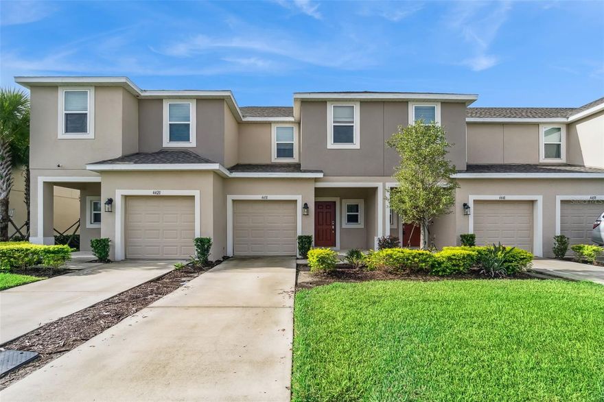 *Seller financing with assumable mortgage -instant equity play* Beautiful 3-bedroom, 2.5-bath townhome built in 2023 with modern finishes and an excellent location near the Florida Turnpike and US-192. Enjoy an open-concept living area, stylish kitchen with stainless-steel appliances, and a private rear patio perfect for relaxing or entertaining. The community offers convenience at your doorstep—close to Publix, Chick-fil-A, Home Depot, restaurants, and Orlando Health ER. Built for comfort and convenience—ask about the $3,000 buyer credit toward closing costs for qualified buyers!