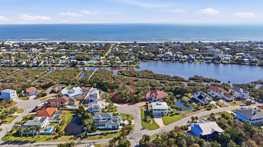 Positioned on a quiet cul-de-sac within the intimate coastal enclave of Cedar Island, this exceptional 1.6-acre homesite offers a rare opportunity to build a custom residence in one of Flagler Beach’s most unique waterfront settings. The property features 134 feet of saltwater canal and marsh frontage, providing expansive natural views and direct access just a few hundred yards from the Intracoastal Waterway.

Surrounded by preserved coastal landscape and abundant wildlife, the setting offers both privacy and an authentic Old Florida feel while remaining remarkably convenient. Located between the Atlantic Ocean and the Intracoastal Waterway, the property places boating, fishing, and the beach all within moments of your future front door.

With generous acreage, waterfront frontage, and a premier cul-de-sac location, the possibilities here are wide open—whether envisioning a private coastal retreat, a thoughtfully designed estate, or a one-of-a-kind waterfront residence tailored to the setting.

A rare offering where location, scale, and waterfront access come together to create the ideal canvas for your dream home.
