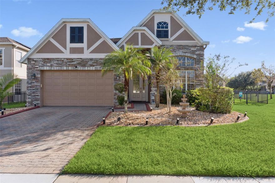 Oversized lot !!!! Expect to be impressed when you step into 2018 Cedar Park Lane. This four bedroom, three and a
half  bath home has two levels and features the primary bedroom on the first floor. As you enter, you'll be greeted by a
cozy seating area and a formal dining room. The space then seamlessly flows into the kitchen and the family room,
creating an open and inviting atmosphere. The home was built in 2006 and has been meticulously cared for by one
loving family. The roof was replaced in 2020 and the pool deck was resurfaced at the same time. The downstairs air
conditioner was replaced in 2018 while the upstairs unit is original to the home. The home is perfect for entertaining
because of the open floorplan. The backyard has a screened-in pool and is set on an oversized lot, offering views of a
serene pond. Cedar Bend at Meadow Woods is conveniently located to the Orlando International Airport, Lake Nona
Medical City, dining establishments, shopping and all the theme parks Orlando is famous for. This home is move in
ready. Come by, your buyers will definitely thank you !
