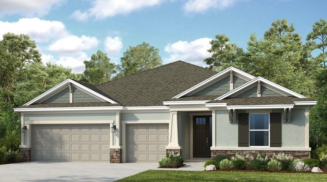 New Construction – Ready Now! Built by Taylor Morrison, America’s Most Trusted Homebuilder. Welcome to the Saint Croix at 12516 Wharf Terrace in Palms at Coasterra! Step into an inviting foyer that connects to two secondary bedrooms, each with its own ensuite bath. The open kitchen features a center island and flows into the gathering room, which opens to a spacious covered lanai. Just off the great room, you'll find another ensuite bedroom, a half bath, and a cozy study. A laundry room and pantry are conveniently located near the 3-car garage. The serene primary suite offers dual vanities, a walk-in shower, water closet, and a generous walk-in closet. Club Coasterra will feature nature trails, a resort pool, lakehouse, pickleball courts, and more—plus exclusive amenities at The Watermark. Enjoy weekends exploring St. Pete’s markets, beaches, preserves, and shopping destinations, all within reach of top-rated schools and family-friendly attractions. Additional Highlights Include: Shower in place of tub at bath 2, gourmet kitchen, 8' interior doors, study in place of flex, and outdoor kitchen rough-in. Photos are for representative purposes only. MLS#TB8416219