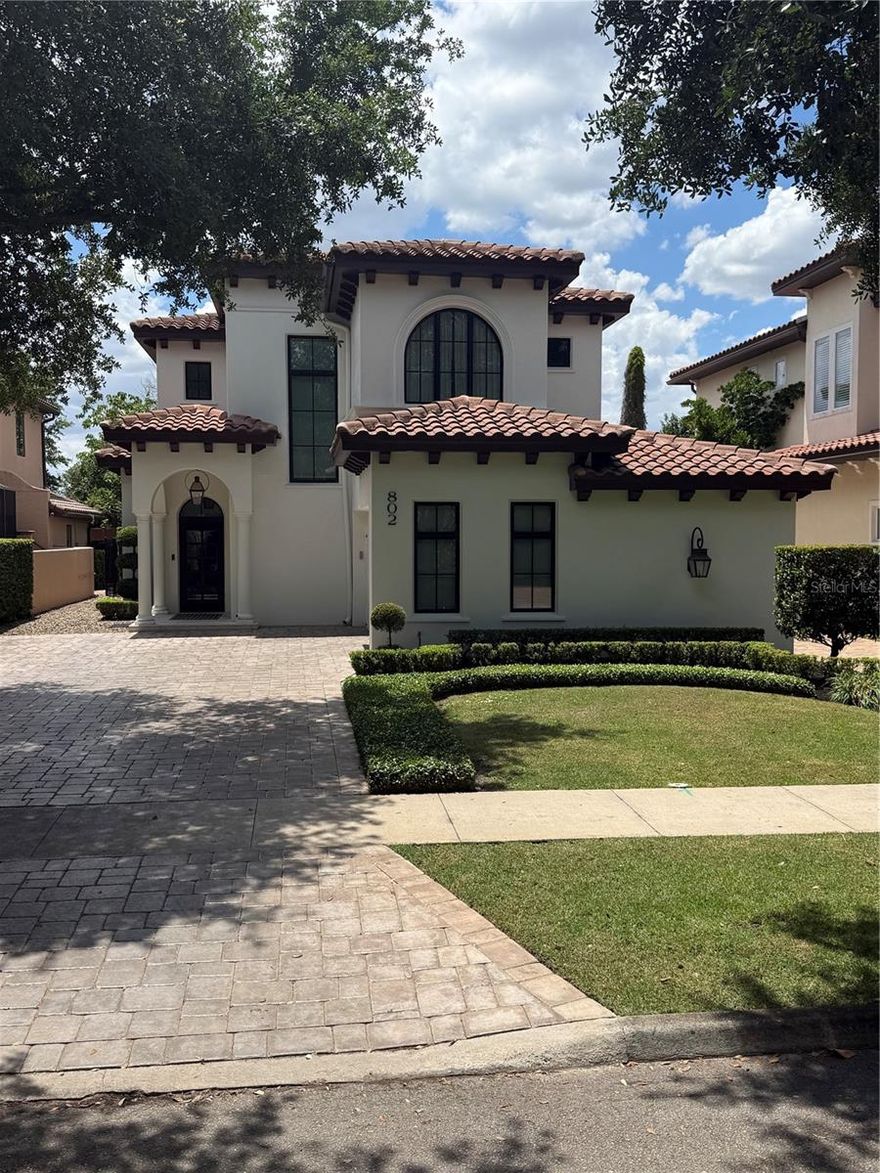 Built in 2018, this beautifully designed 4-bedroom, 3.5-bath home offers 2,843 square feet of refined living in a prime Winter Park location, walking distance to Park Avenue and the renowned Winter Park 9 golf course. Thoughtful architectural details set it apart, including shiplap ceilings in the living room and kitchen, decorative ceiling finishes in the bedrooms, and a striking tile staircase wall enhanced by natural light.

The open-concept layout centers around a chef’s kitchen with Wolf and Sub-Zero appliances, custom cabinetry, and Kohler fixtures—perfect for everyday living and entertaining. The primary suite features a spa-inspired bath with a marble shower, while secondary baths include Kohler and Rohl fixtures. An upstairs bonus room adds flexible living space.

Enjoy a private pool, oversized two-car garage with storage, and an extended driveway for ample guest parking. Additional features include dual Carrier HVAC systems, custom window treatments, and elegant Bevolo gas lanterns that create a warm, upscale presence at night.

This home offers a rare combination of style, comfort, and walkable convenience in one of Winter Park’s most desirable areas.