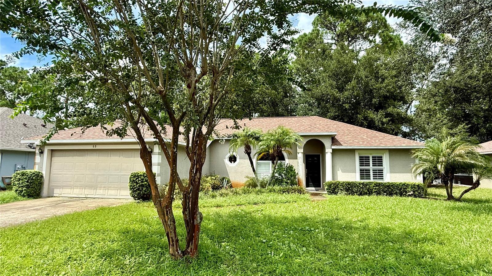 Fractional Ownership. Welcome to 55 Sounders Trail Circle and Your Own Piece of Sunshine! This Spectacular Florida Style Ranch Home Offers a Split Layout with Master Suite and Guest Bedrooms in Their Own Quarters. Open Concept: Dining Room, Living Room, Kitchen and Dinette Overlooking Private Lush Landscape. Modern Trends Sprawl This Investment with LVP and Ceramic Tile Throughout. Two Car Garage, Laundry Room Entrance Boasting a New Roof (2024) HVAC (2018) and Timeless Shaker Cabinets in the Kitchen. Come Get a Deal on Your Next Home in the Sunshine. Ormond Beach is Minutes From All the Fun with a Small Beach Town Feel Where Visitors Can Relax and Enjoy Seaside Amenities Close By Local Parks and Recreation, Cultural Sites, Art Galleries and So Much More! Enjoy Waterways and Coastal Vibes Close to Major Airports, Disney and All Florida Offers. Come Get Your Own Piece of Sunshine TODAY!