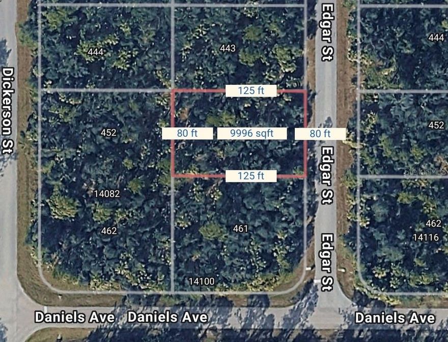 10 vacant lots being sold as a package. All located in Port Charlotte.