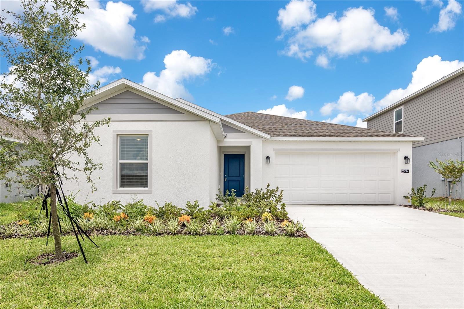 Brand-new single-family home for rent in the highly desirable Hunt Club Groves community in Lake Wales! This modern one-story home offers 4 bedrooms and 2 bathrooms, an open and functional layout with a fully equipped kitchen, cozy dining area, and a comfortable backyard patio—perfect for everyday living. The private primary suite features an en-suite bathroom and is separated from the secondary bedrooms for added privacy. The home includes energy-efficient appliances, quartz countertops, oversized tile flooring in main living areas, carpet in the bedrooms, and high-speed fiber optic internet included in the rent.
Hunt Club Groves offers pickleball, soccer, and basketball courts, and is conveniently located just minutes from Walmart, ALDI, restaurants, schools, the hospital, and Lake Wales’ charming historic district. Enjoy the peace of nature with modern conveniences nearby. Schedule your showing today!
