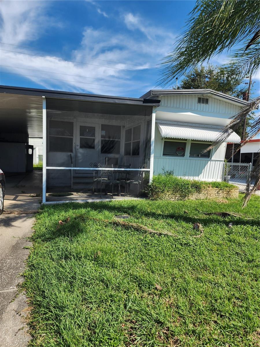 **HUGE Price Reduction*** Welcome to your spacious home in the heart of Bradenton in Fair Lane Acres! This is a active 55+ community and you do not want to miss this to own your own land and home. A couple of modern updates to this home will make it a worthwhole investment for a year round resident or seasonal oasis. With updated bathroom and kitchen, this turnkey home is perfect to start while adding a few personal touches to call home. This thoughtfully designed living space, boasts 1 bedroom with a second furnished for guests. This home highlights many updates with updated laminate flooring, and weathered the 2024 hurricane season with strength to stand tall. There are two storage spaces, indoor washer and dryer with a large carport to enjoy the great outdoors. Fair Lane Acres is one of the few pet friendly, land owned communities close to area transit and 20 minutes to the beach. Close to restaurants, shopping, golf and fishing! With easy access to major arteries to easily stay in town or head east or west. Do not miss the opportunity to make this stunning and beautiful property your own!! This home won't last and is ready for you to call home. Call today to schedule your private showing!!