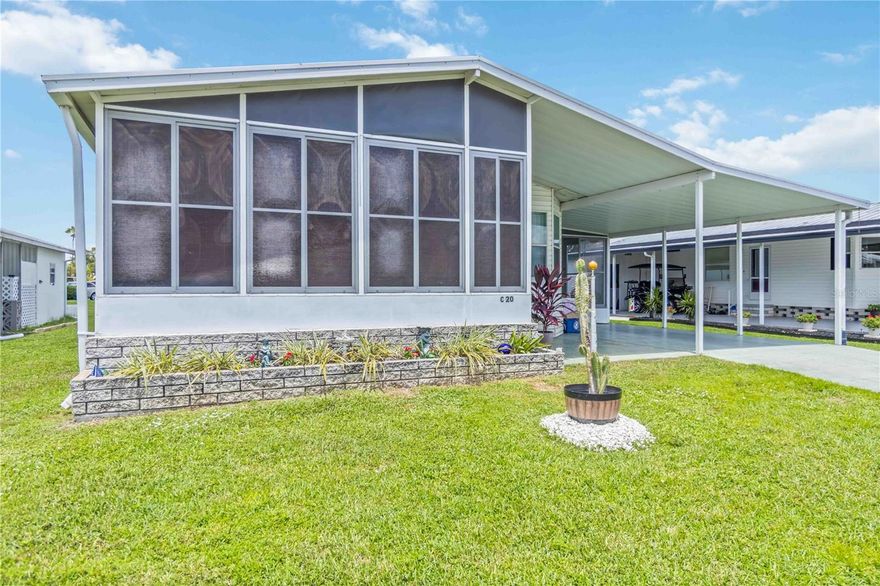 Discover this cozy 2-bed, 2-bath manufactured home, in Bradenton's welcoming Westwinds Village—a perfect 55+ spot for relaxed Florida living. It's got a bright open layout, a handy kitchen with lots of storage and a breakfast nook, plus spacious bedrooms (the main one with its own bath). 

Step out to a sweet lanai for chilling, with covered parking too. No lot rent here—ownership includes a community share. Dive into amenities like the pool, game room, library, and fun events from golf leagues to parties. Close to beaches, shops, and eats, with Sarasota nearby. Ideal for downsizing or sunny escapes!