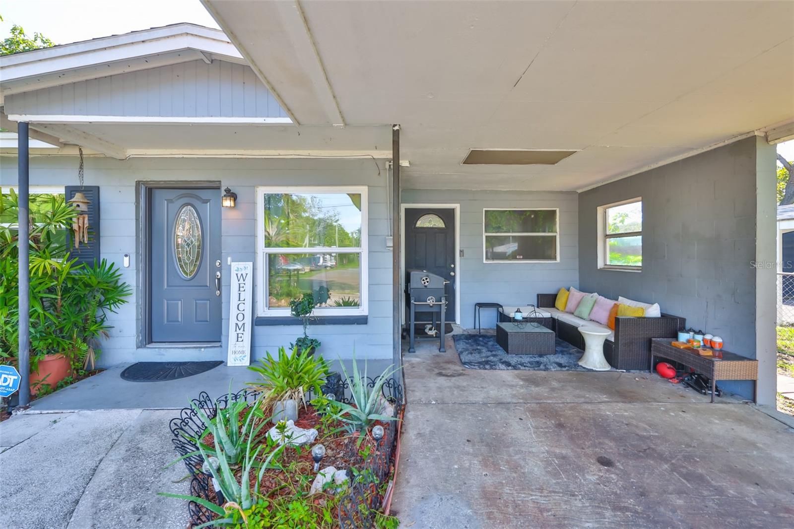 Welcome Home! This beautifully maintained 3-bedroom, 2-bath single-family home offering 1,389 sq. ft. of inviting living space. Step inside to discover multiple living areas that provide plenty of room to relax, entertain, or gather with loved ones and friends. The heart of the home is the well-appointed kitchen, featuring a gas stove—perfect for the home chef—and a gas water heater for efficient living. Recent updates include a new A/C unit (2019), a full roof replacement (2021), and a brand-new electrical panel to be installed before closing, giving you complete peace of mind. This property comes with no HOA or CDD fees, offering freedom and flexibility. A separate locked entrance provides a versatile opportunity for a home business, private office, or even an Airbnb rental. Outside, escape to your very own backyard oasis—perfect for quiet mornings with coffee, weekend barbecues, or evenings under the stars. Ideally located just minutes from Busch Gardens, Adventure Island, Tampa Zoo, Moffitt Cancer Center, and the University of South Florida. Enjoy easy access to Downtown Tampa and the area’s world-famous beaches. Don’t miss this rare opportunity to own a home that offers comfort, convenience, and endless possibilities in the heart of Tampa!