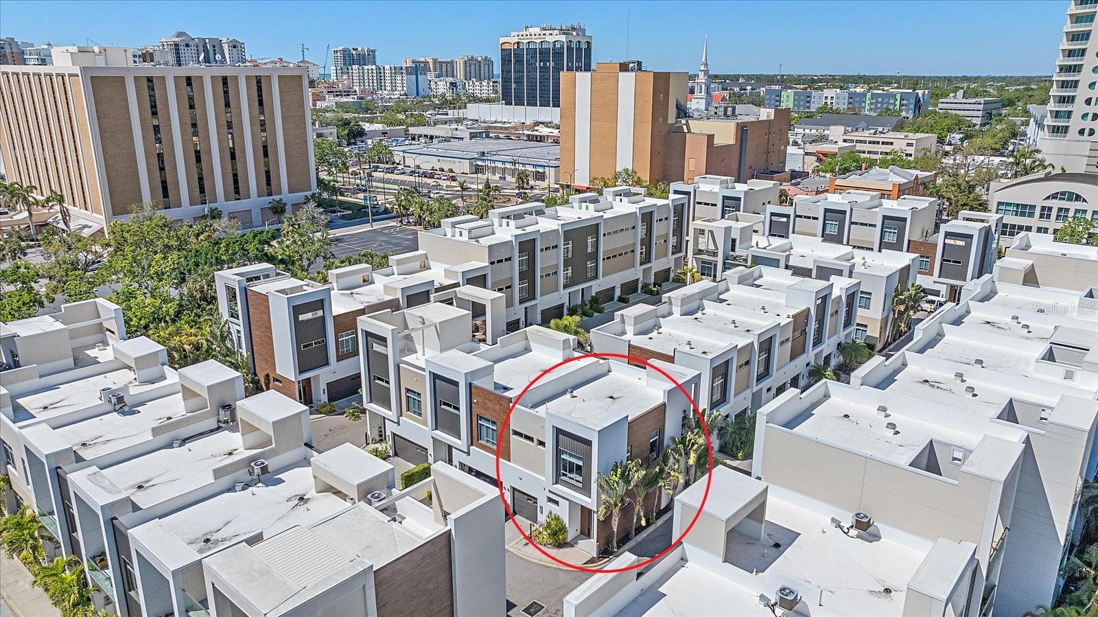 Discover luxury living in the heart of Downtown Sarasota! This immaculate home showcases modern design and premium finishes, making it a true gem in an unbeatable location. The bright and open floor plan features cathedral ceilings that enhance the sense of space and light, with 8-foot doors throughout, adding an extra touch of elegance. The elegant dining area can easily serve as a first-floor workspace. High-end finishes throughout add a touch of sophistication, while the charming front porch and patio off the kitchen create a welcoming area for outdoor relaxation. A versatile second-floor bonus loft provides additional living space, and the stunning primary suite comes complete with a private balcony, offering serene views. Located just steps away from the vibrant Main Street, Bayfront Park, and the renowned Van Wezel Performing Arts Hall, this home offers exceptional access to dining, shopping, and cultural experiences. Enjoy quick access to I-75 via Fruitville Road, making commuting a breeze. Don’t miss your chance to own this luxurious residence in one of Sarasota’s most sought-after neighborhoods!