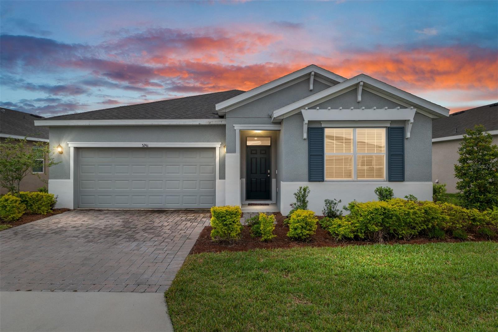 Beautiful 2 bedroom, 2 bathroom + office/den(3rd bedroom option) located in the highly sought after gated community of Ocala Preserve, located only 6 minutes from the World Equestrian Center!! This lovely Clifton model is like new! Fully furnished with a FENCED in backyard and tastefully decorated, home includes everything you need during your stay! Open and light with over 1800 square feet of living space with split bedroom floor plan. Spacious and cozy living area with couch and loveseat and large smart tv. Office/den features double doors and an executive desk as well as full size daybed for guests or option for 3rd bedroom. Dream kitchen with oversized center island, granite countertops, stainless steel appliances and plenty of storage! Kitchen is equipped with everything you need and includes 4 bar stools for additional eating space. The master bedroom features plush carpet, king size bed, two walk-in closets and en-suite situated on the other side of the home for extra privacy. Guest bathroom features a shower/tub combo, granite countertops and more luxury bath towels to make your stay extra special!! Sliding doors lead to the screened lanai complete with patio furniture and a BBQ grill, perfect for entertaining! Rental rate includes monthly HOA fee, utilities, water, trash, and high speed internet, as well as your club membership and all community amenities! Come enjoy your stay in this beautiful resort-style living community featuring a clubhouse, restaurant, spa, pools, golf, tennis, pickleball, bocce courts, horseshoe pits and more! Available Nov 1-April 30