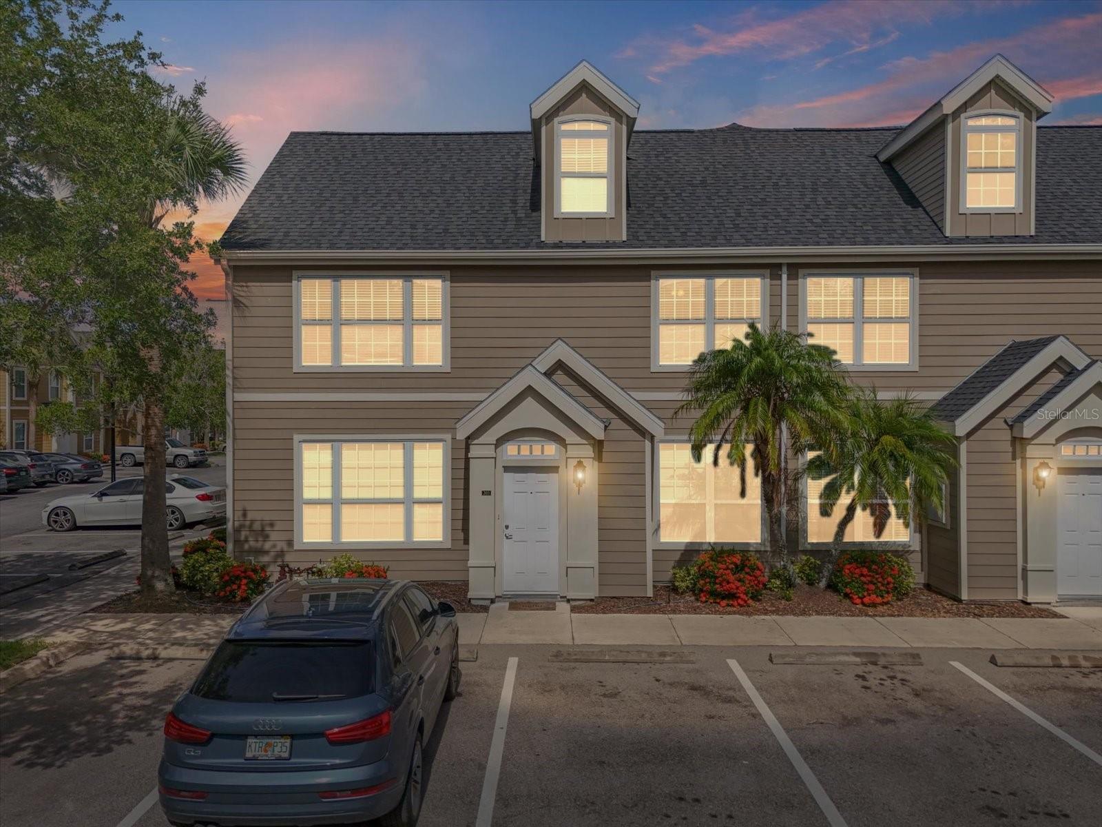 Step into this light-filled and beautifully maintained 2-bedroom, 2-bathroom end-unit townhome with a spacious loft, located in the gated, community of Admirals Walk. Offered furnished or unfurnished, this home showcases a thoughtfully designed open-concept floor plan with soaring ceilings, plush carpeting, and abundant natural light throughout.
The inviting living and dining areas flow effortlessly into a well-appointed kitchen featuring white cabinetry, matching appliances, and easy-care tile flooring. Both bedrooms are generously sized primary suites, each with its own en-suite bath and large walk-in closet, offering comfort and privacy.
Upstairs, the versatile loft is ideal as a home office, guest room, or creative studio—an adaptable space to suit your lifestyle. The home also includes a convenient indoor laundry closet and parking spaces just steps from your door.
Admirals Walk offers a vibrant and pet-friendly community with first-class amenities including a newly renovated clubhouse, heated resort-style pool and spa, and modern fitness center.
Perfectly located in central Sarasota, you’re minutes from top-rated schools, shopping, dining, and just 6 miles from the world-renowned Siesta Key Beach. With easy access to I-75, you’re ideally positioned to explore everything the area has to offer. A fantastic opportunity for a full-time residence or an investment property with annual rental potential.