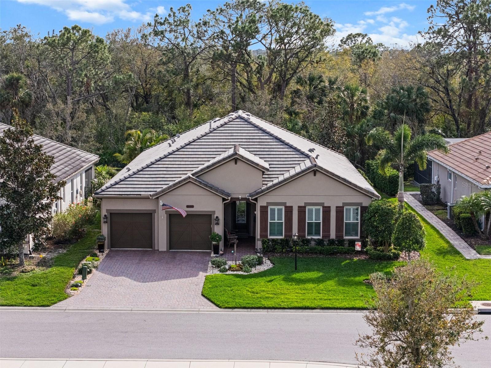 Opportunity knocks with a dramatic price improvement! Welcome to luxury living in the highly sought-after Rosedale Golf & Country Club, where elegance meets efficiency in this meticulously upgraded 3-bedroom, 2.5-bath home. A spacious tandem 3-car garage provides ample storage and parking, while thoughtful upgrades throughout make this home truly exceptional. Designed for both comfort and style, this home is loaded with builder upgrades that truly set it apart from other homes in the area. From the custom front door to the top-of-the-line appliances, every detail has been carefully selected. The chef’s kitchen is a standout, featuring 42” maple cabinets paired with upper seeded glass cabinets, granite countertops, a tile backsplash, a butler’s pantry, and an expansive quartz island with a designer tile front, perfect for entertaining. The thoughtfully designed split floor plan offers privacy, with a primary suite boasting a walk-in custom-designed closet and a spa-like ensuite. Two additional bedrooms share a convenient Jack and Jill bathroom, while a separate study or den with French doors provides the perfect workspace or retreat. This home is built for comfort and peace of mind, featuring impact windows and a whole-house generator for uninterrupted power. A brand-new 2024 air conditioning system with ultraviolet light ensures optimal air quality and energy efficiency. Plantation shutters throughout add a timeless touch, while the large covered lanai offers the perfect space for outdoor relaxation, complete with a gas fireplace and elegant travertine decking. Beyond the home, Rosedale Golf & Country Club offers an unmatched Florida lifestyle with a junior Olympic-size heated pool, tennis courts, a fitness center, and an elegant clubhouse. Optional golf memberships are available for those looking to hit the greens. Enjoy the privacy of a 24-hour gated and guarded community, with easy access to top-rated restaurants, shopping, entertainment, and world-class Gulf Coast beaches—all with no CDD fees. Don’t miss your chance to own this exceptional home. Schedule your private showing today!
