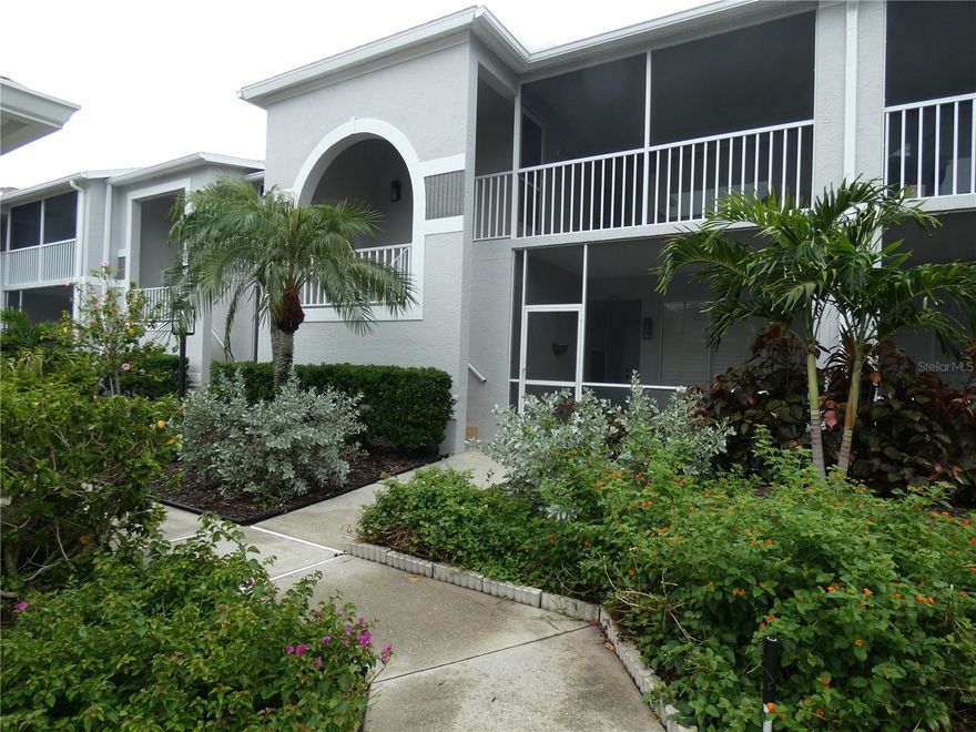 RENTED DEC 15 2025, JAN. FEB.MARCH 2026. Two Bedrooms, two baths, plus a den for that extra space, a screened-in lanai, beautifully furnished and well equipped, brand new comfortable furniture in the living room, new bedroom furniture, queen in master and queen plus twin in guest bedroom.  New furniture on order for the den, all you would want for a few months in the sun.  Stoneybrook is a gated community and one of Sarasota's most popular golf and tennis clubs.  The newly modernized golf course is on track to be completed by December of 2024 and the golf membership transfers for a fee if desired.  The community heated pool is directly across from the condo and there is a large heated pool at the clubhouse, along with a fitness center, several Har-tru lighted tennis courts, some lined for pickleball, a sharing library, and the many activities one would expect from a country club are all part of the membership.  Stoneybrook borders the Legacy walking and biking trail and it is less than 15 minutes to the sugary sandy beaches of Siesta Key.  There are many shops and restaurants in the area and you can be downtown Sarasota to take in the culinary and cultural activities Sarasota has to offer in 20 minutes.