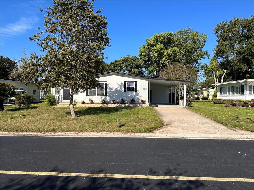 55+ Golf community, recently remodeled, all new 3/4" plywood sub-floors and laminate, All new stainless steel fridge, E. Range, Microwave, and dishwasher. Granite tops in kitchen and bathrooms, freshly painted inside and out, newer AC, Brand New Water heater, newer carport. INSIDE LAUNDRY ROOM Ample shed. REPLUBMING and replacing Vapor Barrier as of 10/13/2023.