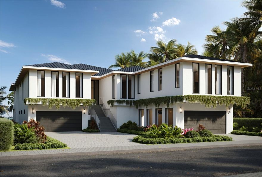 Pre-Construction. To be built. An unmatched luxury beach estate, this Gulf-front upcoming masterpiece offers sweeping ocean views and a private stretch of sand on Siesta Key. Currently in development for New Construction by M&J Pham Development, the iconic Mid-Century Modern style residence is privately gated and designed to deliver resort-level living on one of Florida’s most coveted coastlines on the Gulf of America and Sarasota Bay.

Spanning 14,543 sq. ft. under roof, with 6,301 sq. ft. of air-conditioned interiors, the home features 5 bedrooms, 6 full baths, and 1 half baths. Engineered for longevity, it rests on a fortified foundation with a riprap seawall installation, ensuring enduring protection for the estate, luxe pool with hot tub, and land.

Lifestyle amenities rival the finest resorts: a rooftop with ocean views, and a full personal fitness center with yoga studio. Entertainment spaces abound with opportunity for a movie theater room, an ocean-view office, gun and jewelry safe room, and an up to 16-car enclosed garage. Paddleboard and kayak access lead directly to the Gulf, with options for a beach volleyball or pickleball court.

The grand master suite has an expansive Gulf-facing terrace, his-and-hers walk-in closets, and spa-inspired baths. Multiple terraces, an outdoor kitchen, a chef’s kitchen, and butler’s pantry add to the all-inclusive luxury lifestyle of this home.

More than a residence, this estate is a legacy home—crafted for generations, with an indoor-outdoor footprint tailored for both grand entertaining and intimate coastal living. Private showings are available upon request.