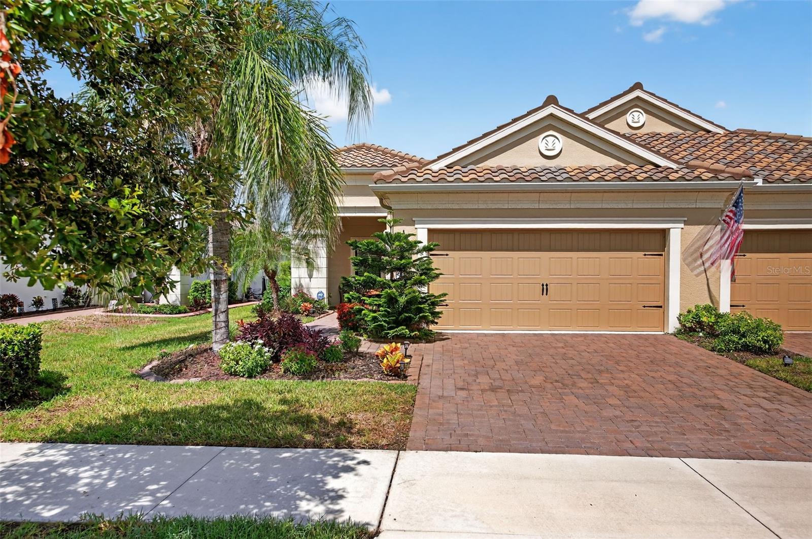 Welcome to the Gated Grand Palm Community, where resort-style living meets nature in a family-friendly setting. This beautifully upgraded Villa offers 3 bedrooms, 2 bathrooms, a den, and a 2-car garage, with a spacious laundry room featuring extra storage.
Inside, enjoy an open-concept floor plan with custom upgrades throughout: plantation shutters, tray ceiling, luxury vinyl plank flooring, and fluted wood paneling in the dining area and kitchen island. The kitchen boasts solid wood cabinetry, pull-out drawers, walk-in pantry, a large island with pendant lighting,and stainless-steel appliances.
The great room opens to an extended lanai with serene pond views, a transparent screen enclosure, built-in gas grill hookup, remote-controlled shade screen, and dimmer lighting, creating an ideal indoor-outdoor living experience.
The split bedroom layout offers privacy for guests. The primary suite features a walk-in closet, dual vanities, and a large walk-in shower. Additional upgrades include impact-rated hurricane windows, a Epoxy garage floor, motorized storm safe screen in the porch to protect the rear of the home.
As part of Okaloosa Villas, residents enjoy access to a private pool, spa, bathhouse, and a covered gathering area with gas grill.
Grand Palm Community amenities include:
Resort-style pool with beach-entry & spa
Pickleball, tennis, volleyball & basketball courts
Fitness center with lap pool & water slide
Playground, dog park, splash park, kayak launch, picnic areas
Nature trails, social clubhouse, and full-time activities director
Located minutes from Venice beaches, Manasota Key, Wellen Park, CoolToday Park (Atlanta Braves spring training), and downtown Venice dining and shopping.