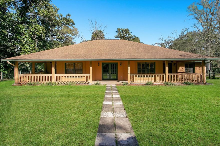To schedule a showing or submit an application, please visit our company website and click on “Available Homes”. This large four bedroom home sits on a 10 acre lot located off of County Road 561 just minutes from the Florida Turnpike with easy access to shopping, dining and great schools. It includes a spacious split floor plan with volume ceilings, a fully equipped eat-in kitchen with breakfast bar and updated appliances, nice primary suite with a steam shower and a large walk-in closet, big family room off the kitchen, indoor utility room, outdoor screened in patio, and a spacious three car garage.

We are here to make your time in the home as enjoyable and convenient as possible. We offer a safe and secure online portal where you can submit maintenance requests and pay online with multiple payment options, 24/7 emergency maintenance response team, and well-maintained homes. Please note the listed amenities may not be accurate.