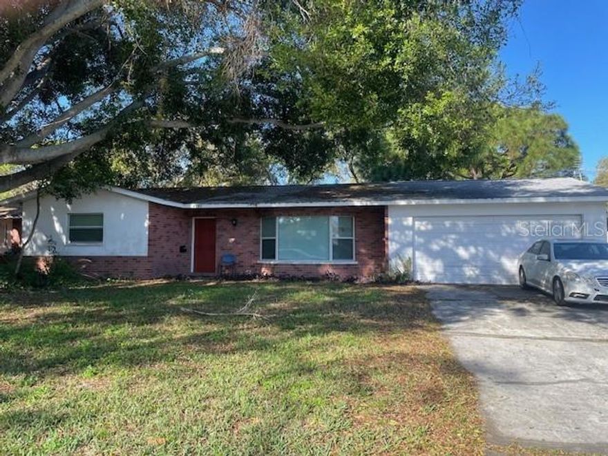 Are you looking for an investment property with upside potential?  Well here it is.  3/2/2 with 1734 heated Sq. Ft. that is not in a flood zone and has never flooded.  This home is a split plan and master bedroom has a walk-in closet and its own ensuite.  You have a living room and family room for plenty of living space.  This house needs all cosmetics.  Roof is 2017 and windows are newer also.  Located in a great neighborhood.