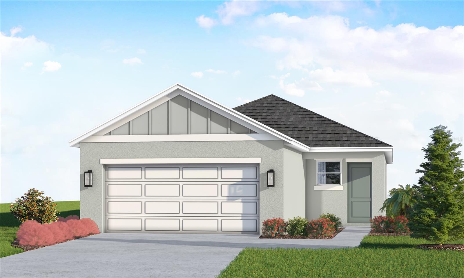 "The Cypress floorplan is a single-story home featuring 2 bedrooms, 2 full bathrooms and a 2-car garage. With 1,241 sq. ft. of living area, this home offers a functional layout perfect for comfortable living and entertaining. The spacious great room seamlessly connects to the kitchen and dining area, creating a bright and inviting space. The kitchen includes stainless steel appliances, quartz countertops, a pantry, and direct access to the covered lanai, perfect for outdoor relaxation. The owner’s suite is a private retreat with an en-suite bathroom that includes a double-sink vanity, walk-in shower, and walk-in closet. Community amenities include a pavilion with picnic tables, event lawn, play structure with shade sail, concrete patio with string lighting, foursquare and hopscotch, permanent cornhole boards, dog park, and walkable sidewalks throughout.
Enjoy NO CDD fees and LOW HOA fees in the Broadleaf Community. Located right off of Golf Course Road, Broadleaf allows residents to explore Parrish’s exciting venues and restaurants with its easy access to I-75. Right now when using Builder’s Preferred Lender & Title Company, you can secure $20,000 towards closing costs, available for select homes written on or before 8/31/2025."
