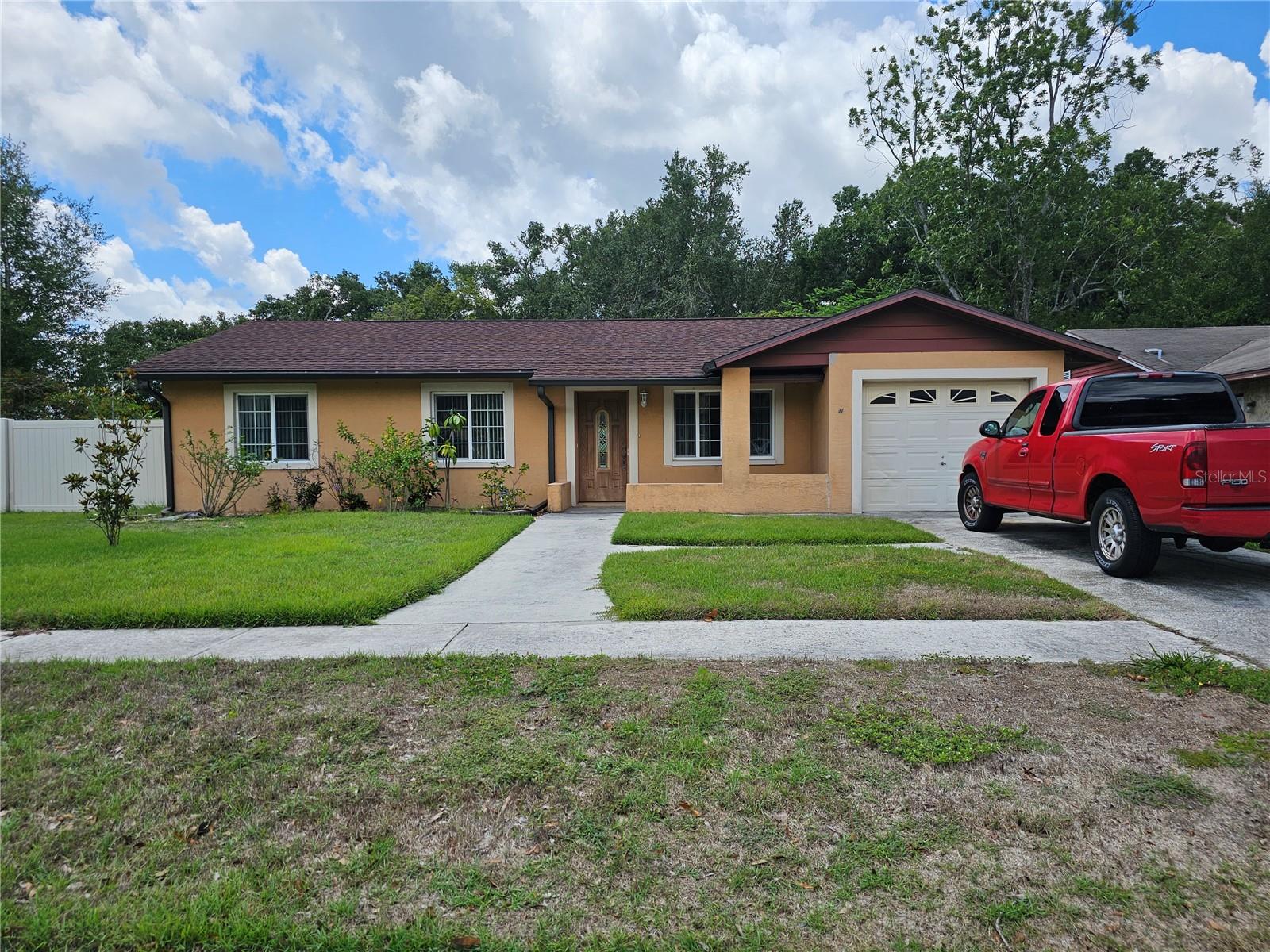 Great starter home or perfect for the downsizing family. 3 bedrooms 2 bath. Updated kitchen, part of the garage was closed in to accommodate a small office. Large screened back porch perfect for entertaining. 1 large shed and a secondary building waiting for your imagination. Home sits on large lot with vinyl fencing. This is a well established neighborhood with easy access to I4, 75, Brandon, Tampa, Lakeland. Property being sold as is. Buyer to verify all measurements. Washer /Dryer do not convey but are available for separate purchase. Call today for a showing. More pics coming soon