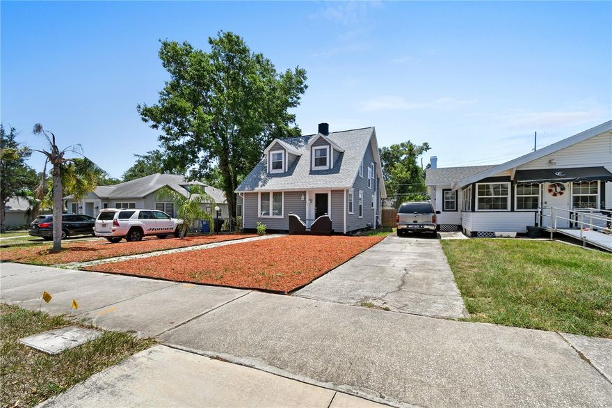 Completely remodeled 3/2 two story 1920s charmer with one car detached garage in historic St. Pete.

New kitchen, flooring, roof, windows, A/C with fresh painting throughout the interior

This home also has a reading room, bonus room and laundry room on the first floor and it is offered unfurnished.

Available June 1st

One small pet considered. $300 Non-Refundable Pet Fee Per Pet. All animals must be approved through pet screening website. Fees may be applicable
