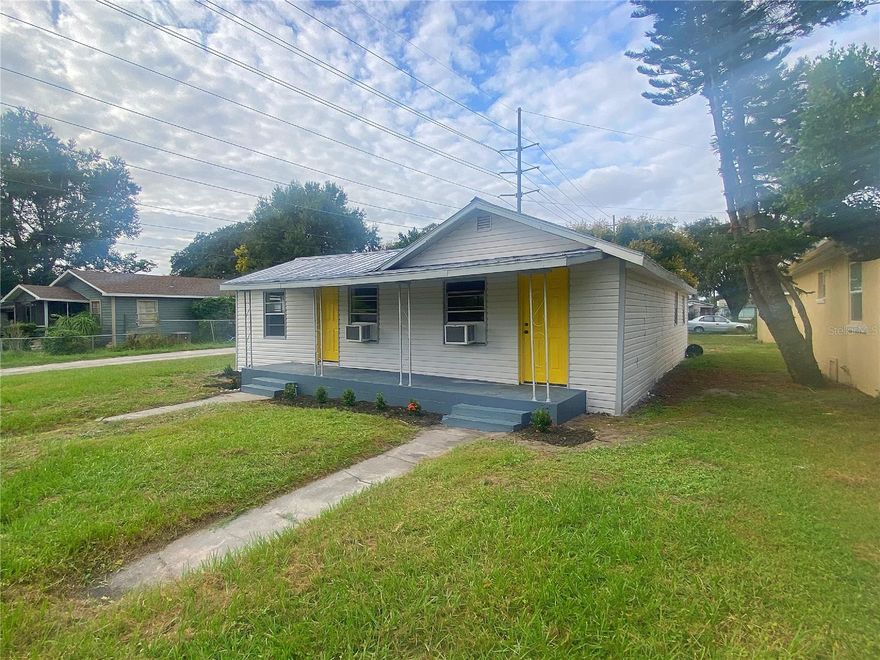 Welcome to this fully remodeled 2-bedroom, 1-bath half duplex, offering comfort, convenience, and modern updates throughout. Step inside to find a bright and inviting living space featuring new luxury vinyl plank flooring, a freshly painted interior, and an updated bathroom. The kitchen has been completely remodeled and is equipped with brand-new appliances, making meal prep a breeze, while new window units provide year-round comfort. Outside, enjoy a private entrance, a shared front porch perfect for relaxing, and the added convenience of included lawn care. With a freshly painted exterior and thoughtful upgrades throughout, this home is move-in ready and waiting for you!  Pets are welcome! No smoking or vaping!