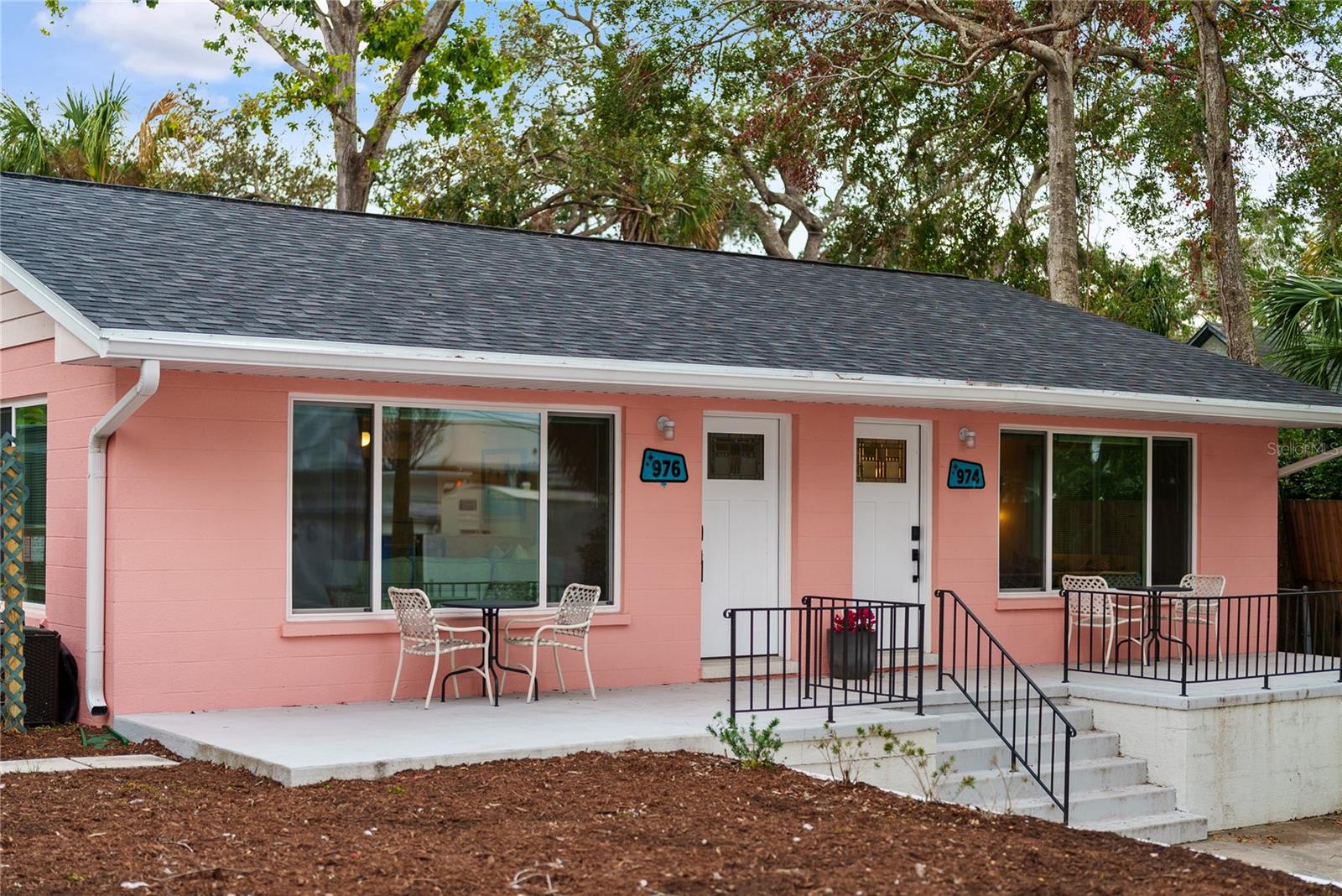 Remodeled duplex, comprised of side-by-side 600SF one bedroom units with patios plus a back yard, has new HVAC units, a new roof, new flooring, appliances, impact windows and entry doors and both units come fully furnished. This location is ideal for short-term and annual rentals and is conveniently situated just 0.4 miles to Ringling College of Art and Design, 1.8 miles north of downtown Sarasota, 2.1 miles from SRQ airport, 4.6 miles from Lido Beach and 9 miles to Siesta Key Main Beach. Listing agent has an ownership interest in the property. Outdoor shared laundry. Pets upon approval, pet deposit or pet rent may apply.