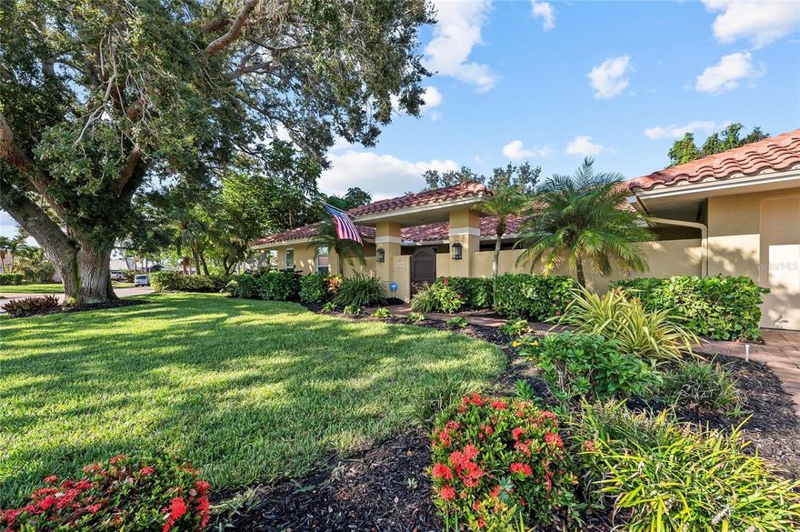 New listing alert in the highly sought-after community of Southbay Yacht & Racquet Club, where true resort-style living awaits. The community offers an impressive array of amenities, including a marina, a recently remodeled clubhouse, shuffleboard courts, three tennis courts, four pickleball courts, a bocce ball court, basketball courts, and kayak storage. Residents also enjoy a waterfront park and nearly 20 acres of common grounds with miles of walking trails. A true highlight is the gorgeous geothermal pool, which showcases stunning marina views and is a must-see when visiting Southbay! Now that you’ve fallen in love with the community, are you ready to explore this spectacular home that’s waiting to be yours? This spacious residence, spanning over 3,000 square feet, welcomes you with a brick-paver driveway and lush, mature landscaping along the front walkway. Continue through the gated entry to discover the tranquil sound of a soothing water feature before stepping inside. The interior boasts beautiful views of the pool and lush green landscape, hard flooring throughout, and a layout designed for both everyday living and effortless entertaining. The floor plan includes two distinct family rooms, one with a cozy fireplace, wet bar, and beverage refrigerator, and the other offering beautiful views of the pool. The primary bedroom includes an additional room with pool views, ideal for an office or exercise space...the choice is yours. A spacious laundry room, complete with a double desk and abundant storage, adds to the home’s functionality. Outside, the large lanai features a beautiful pool and provides generous covered areas, and plenty of open space for sunbathing under the clear blue sky. Recent updates include a new roof installed in 2023 and a recently refinished and resurfaced pool. The location is equally appealing, just minutes from a variety of restaurants and shopping, convenient highway access, and the soft, powdery sands of Southwest Florida's Gulf Beaches. I welcome you to visit this home... come see, come sigh, and make it your own!