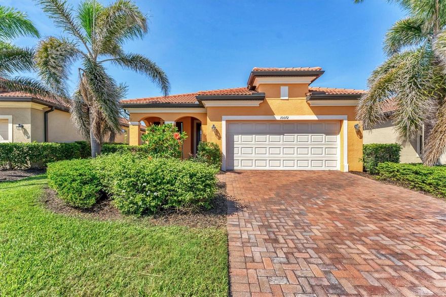 HUGE PRICE REDUCTION!!! PRICED TO SELL!!! TURNKEY FURNISHED!!! DON'T MISS OUT!!!  Luxury Lakefront Living in Sarasota National – Minutes from Gulf Beaches!
Welcome to resort-style living in Sarasota National, where this beautifully designed Milan home offers panoramic lake views and luxurious finishes throughout. Spanning 1,907 sq. ft., this 2-bedroom, 2-bath home with a den/flex space is perfect for those seeking elegance and  comfort.
Professionally decorated with high-end furniture that is also available. Immaculate and pristine throughout making for a true move-in-ready experience. The split floor plan ensures privacy, with a spacious primary suite featuring breathtaking water views, his and her walk-in closets, dual vanity, and a spa-like bathroom with a walk-in shower. The spacious kitchen features a large granite island, stainless steel appliances, soft-close drawers, and an ample pantry. Enjoy tile flooring throughout, crown molding, and recessed lighting, adding to the home's sophistication. Tile floors on the diagonal encompass the entire home, including bedrooms.
Step outside to the screened-in, covered lanai and take in the tranquil lake views—the perfect spot to start your day with coffee or unwind in the evening.
Sarasota National is a 2,400-acre International Audubon Certified Signature Bird Sanctuary surrounded by native wetlands and preserves. Amenities include a 13,167 square foot Palm Club dining room with adjacent bar and lounge, tiki bar, library, coffee room, and multi-purpose room. Additionally, Sarasota National offers a 7,356 square foot fitness center, fully equipped with state-of-the-art equipment, workout and locker rooms, fitness classes, and personal trainers. Residents can also indulge in various outdoor activities including tennis, pickleball, bocce ball, a dog park, a zero-entry resort pool with 25-meter lap lanes, an 8,000 square foot event lawn, and expansive patios to enjoy. Sarasota National is a maintenance-free living community—with lawn mowing, tree/bush trimming, mulching, and fertilization included in your HOA fees. Sarasota National is a private 18-hole championship golf club exclusively offered to homeowners in the golf village and caters to players of all skill levels. Golf is also available as pay-to-play for the lake village residents. 
Located just minutes from the stunning Gulf beaches, where you can enjoy boating, jet ski, and kayak rentals, or experience some of the best shore fishing in Florida. Nearby Downtown Wellen Park and historic Downtown Venice, offers charming sidewalk cafés, fine dining, boutique shopping, art festivals, farmer's market, and cultural events at Centennial Park with live music. Venice, Florida boasts an average winter temperature of 73 degrees, making this the perfect year-round retreat!
Don’t miss this rare opportunity to live the Florida lifestyle—schedule your private tour today!