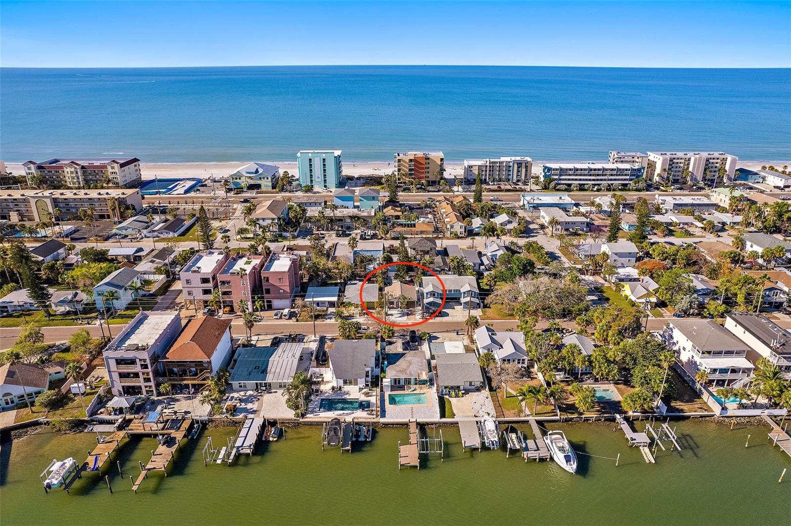 Live The Beach Life You Have Always Wanted!! Vacant lot cleared and ready to build your beautiful new beach home! The wonderful thing about your new build is that you will have Gulf water-view and Bay water-view!! Utilities already connected. Just 2 short blocks from the amazing sand and surf of Madeira Beach on the Gulf of Mexico! Plenty of local shops, restaurants and bars to enjoy year-round, as the weather here is delightful. John's Pass, St Pete Beach & Clearwater Beach are all just a lovely trolly ride away. Fishing, boating, jet-skiing, shell collecting, sunrises, sunsets, and more are right at your fingertips EVERY DAY! Come and build your slice of paradise on this ready-to-go lot!