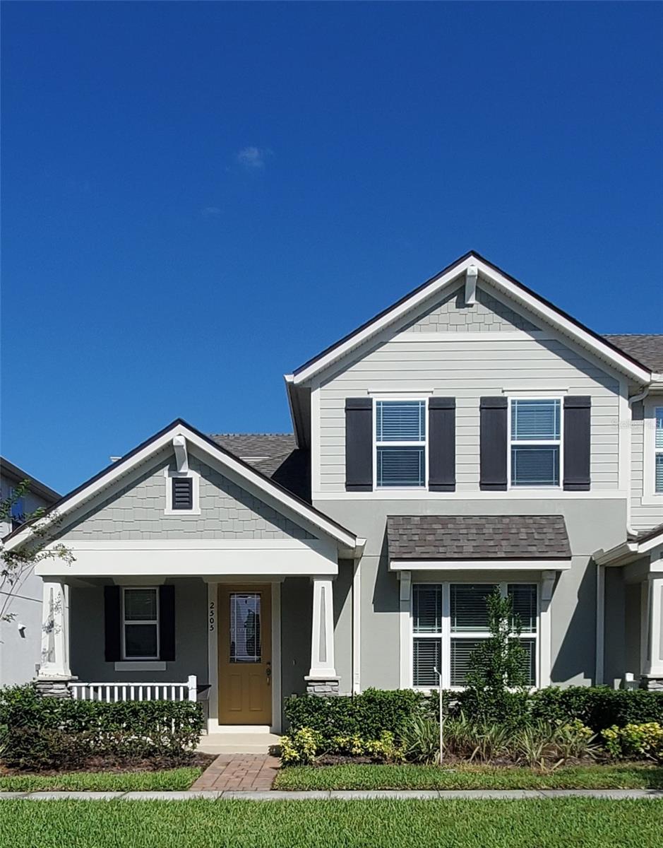 Discover the highly sought-after **Selena model** in the desirable **Tapestry Community!** This stunning townhome offers 3 bedrooms and 2.5 bathrooms, with the **primary suite conveniently located on the first floor.** Enjoy beautiful ceramic tile flooring throughout the entire main level and a modern kitchen featuring **stainless steel appliances.**
The spacious primary bathroom boasts **dual sinks, a walk-in shower, and a large walk-in closet.** Relax and unwind on either the **front or rear balcony.**
This gated community offers resort-style amenities, including a **fitness center, sparkling pool, and playground.** Ideally located with **easy access to Orlando International Airport, top restaurants, shopping centers, major theme parks, Florida Mall, and a movie theater.**
Don’t miss out on this exceptional home!