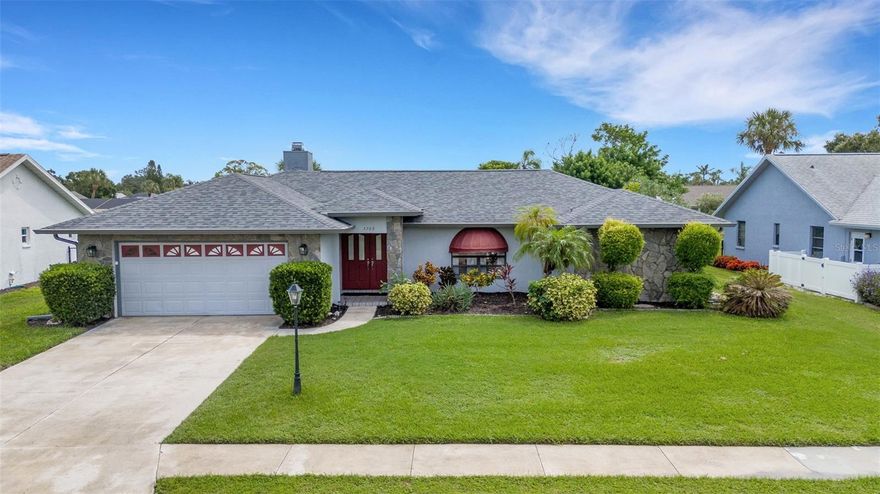 Welcome to your slice of paradise in the desirable Lionshead community of Bradenton! This spacious 3-bedroom, 2-bath home offers the perfect blend of comfort, style, and Florida living at its finest. Step inside to discover a spacious, light-filled interior with an inviting open floor plan designed for both relaxing and entertaining. The heart of the home features a galley kitchen that flows seamlessly into the living and dining areas, all overlooking your private backyard oasis. Enjoy year-round outdoor living with a sparkling screened-in pool and covered lanai, perfect for morning coffee or sunset gatherings. The serene pond view provides a peaceful backdrop and enhances the tranquil ambiance of this property. Additional highlights include: Brand-new roof (less than 1 year old), Split bedroom layout for added privacy, Wood burning fireplace, generously sized primary suite with en-suite bath.  Lionshead is a well-established neighborhood with low HOA fees, No CDD fees, located just minutes from shopping, dining, top-rated schools, and the beautiful Gulf beaches. Don’t miss your opportunity to own this move-in ready gem in one of Bradenton’s hidden treasures!