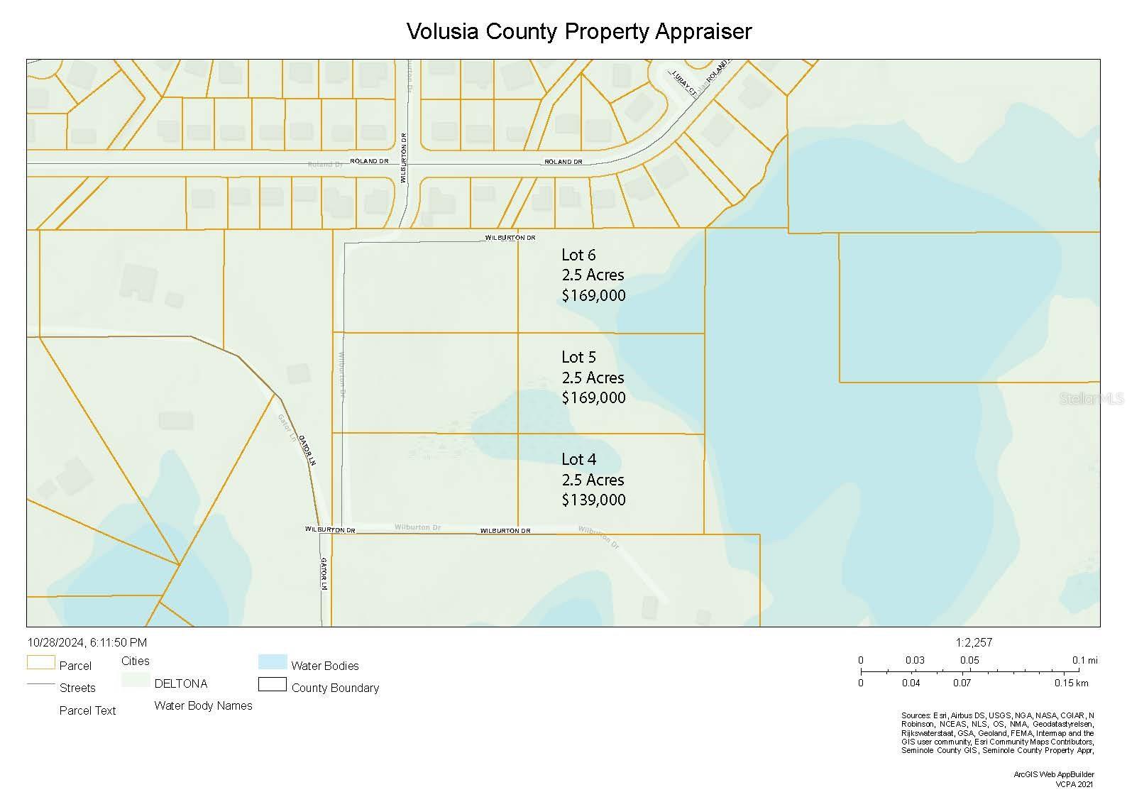 Great lot, quiet and secluded but close to everything."This 2.5-acre lot has some AE-based floodlands and some wetlands but will have ample room for a home. " This listing is for lot 4.