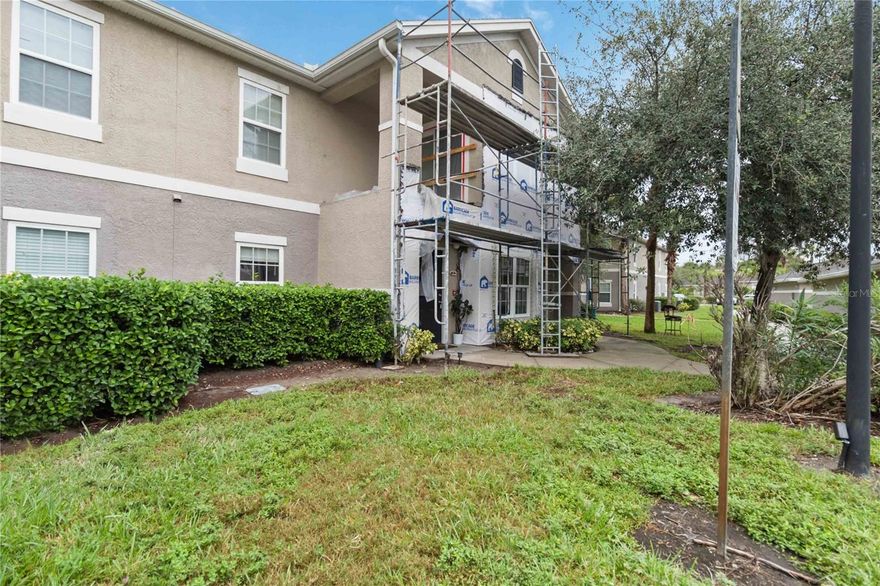 SPACIOUS FIRST FLOOR CONDO IN GATED COMMUNITY- COURTNEY LANDING First-floor condo with resort-style amenities including a POOL, FITNESS CENTER, PET PARK, and PLAYGROUND. This open-concept condo features a spacious living, dining, and kitchen area with a breakfast bar. 

The primary bedroom offers a walk-in closet and an ensuite bath with a tub/shower combo and extra storage. Split bedrooms. The second bedroom is also generously sized with its own walk-in closet, and the second bathroom includes a tub/shower combo. Laundry Room is located off the kitchen and comes with the washer and dryer included. 

Windows were replaced by the HOA in 2025, and exterior updates are currently being completed. A/C installed 2021.

Excellent location close to shopping, restaurants, grocery stores, banking, Orlando International Airport, and more!