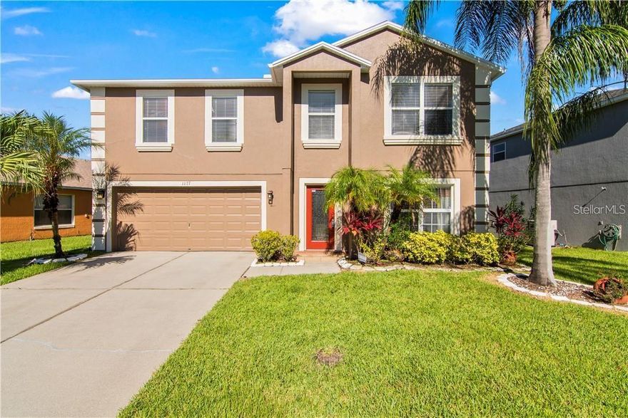 One or more photo(s) has been virtually staged. One or more photo(s) has been virtually staged. Gorgeous 4/2.5 home in the gated community of south Orlando. This spacious home has so many fine details like Travertine Flooring, Crown Molding throughout the whole house. Formal living, Dinning, and family room, upgraded kitchen with plenty of cabinet spaces, granite countertops, and stainless steel appliances. The fenced backyard with beautiful landscaping and a patio that perfect for your family to enjoy FL sunshine and outdoor life. Excellent location offering easy access to 441, 417, FL Turnpike, schools, shopping, restaurants, and all major area attractions. See it today.
