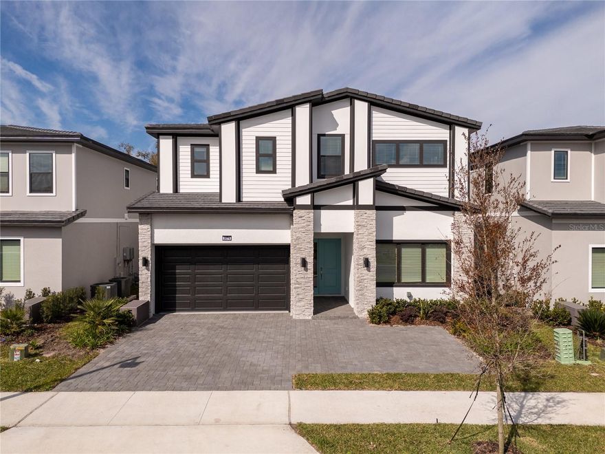 Discover the epitome of luxury vacation in Orlando with the unparalleled HOTTEST VACATION COMMUNITY by Park Square Homes. Embrace the mantra of LOCATION, LOCATION, LOCATION as this stunning property offers a prime location, just a short drive away from SeaWorld, Disney, Universal, premium outlets, and a delectable array of restaurants.A buyers favorite and one of the BEST LOTS in the community with NO DIRECT REAR NEIGHBORS, the Sandalwood II floor plan, features 12 bedrooms, 11.5 bathrooms, and an enchanting LOFT area on the second floor. Dive into the refreshing waters of your own UPGRADED 15x30 private pool, equipped with both an EV car charger and a GAS heater for both the house and the pool. Enjoy the resort-style living with exclusive access to the Aquarius Clubhouse, featuring an amazing pool, lazy river, game room, café, and fitness center. This is not just a home; it's a lifestyle. DON'T MISS THE OPPORTUNITY to make this yours, as it's certain not to last! Seize the chance to own a piece of luxury living in the heart of Orlando.