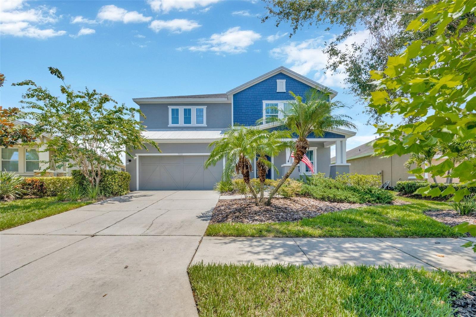 Welcome to this spacious and beautifully designed 5-bedroom, 3-bathroom home located in the highly desirable Waterset community of Apollo Beach. Perfectly positioned on an oversized waterfront lot with no rear neighbors, this 2,694 sq ft home offers the ideal blend of comfort, style, and functionality.
Inside, you'll find an open and inviting floor plan, including a guest bedroom with a full bath conveniently located on the first floor. The heart of the home is the extended kitchen, featuring granite countertops, 42” cabinets, a subway tile backsplash, and a large center island perfect for entertaining. The living room is open and airy, with oversized sliding glass doors that lead out to the covered lanai—providing seamless indoor-outdoor living.
Upstairs, enjoy a bright and versatile loft space—ideal for a game room or second living area. The luxurious primary suite boasts tray ceilings, crown molding, a spacious walk-in closet, and a spa-like bathroom with dual sinks, a soaking tub, and a glass-enclosed walk-in shower. Three additional bedrooms and a full bath with dual sinks complete the upper level, offering ample space for a growing household.
Step outside to your covered lanai and fully fenced backyard, perfect for relaxing or entertaining while enjoying beautiful water views and stunning sunrises.
The Waterset community offers a vibrant lifestyle with access to multiple clubhouses, fitness centers, resort-style pools, playgrounds, parks, a splash pad, walking and biking trails, a dog park, fishing pier, and more. With easy access to I-75, Hwy 41, and Hwy 301, you’re never far from everything the Tampa Bay area has to offer. This is more than just a home—it's a lifestyle.