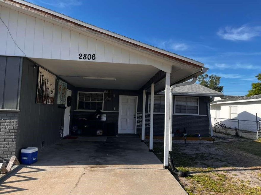 Income-producing duplex opportunity in Bradenton with NO HOA! Both units are currently rented, making this an excellent investment opportunity with immediate rental income. Each unit features newer kitchens, updated bathrooms, updated A/C units, tile flooring throughout, and carports with convenient laundry closets. The property also offers a NEW roof installed in 2024 and fresh exterior paint, adding value and peace of mind for the new owner. Situated on a large fenced lot, this duplex offers great potential for investors looking to expand their portfolio or buyers seeking a multi-family opportunity in a growing area. Conveniently located near shopping, dining, beaches, and major roadways. Don’t miss this opportunity to own a well-maintained duplex with strong income potential in Bradenton!