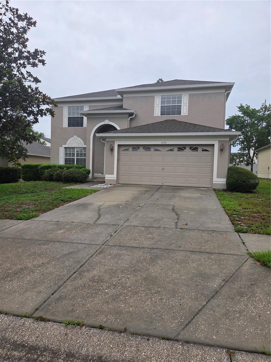 Gated Community. 6 bedroom 3 full bath home. Over 3000 SF of living space. New carpet upstairs. Downstairs has tile or vinyl plank flooring. Guest bedroom downstairs with full bath. Island kitchen, wood cabinetry, walk in pantry, built in desk, separate eat in kitchen area overlooking large screened patio. 5 bedrooms upstairs. Laundry room up. Master features garden bath and walk in shower. Very large bedroom sizes. All located in gated community. Community features 2 pools, tennis, playground, club house & fitness center. HOA approval required prior to move in.Tenant responsible for admin fee $250.