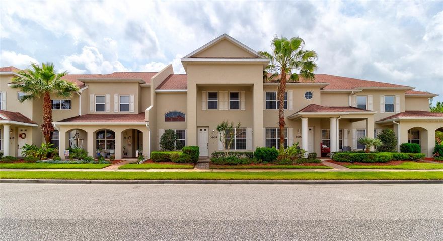 LEAST EXPENSIVE Townhouse, located in the prestigious community of Venetian Bay. This spacious 2 bedroom, 2.5 bath, with loft, 2 car garage Parkside Townhouse offers maintenance free living. Features include, Inside Laundry Room with utility sink and Washer (2021) and Dryer, Vaulted Ceilings, Large Closets, Formal Living Room, and a Family Room with sliders to the brick paved patio for entertaining. Breakfast bar and pantry with plenty of counter space. Two master suites upstairs with private ensuite bathrooms and large closets. Newer carpet (2021) on first floor.  Enjoy the heated community pool just steps from your front door, as well as the Town Center which offers a Fitness Center, Restaurant, and much more. The optional country club membership of the Clifton, Ezell and Clifton designed 18-hole golf course, and community beach club is available. Measurements & data are subject to errors, omissions or changes and should be verified. The HOA fee includes a heated pool, lawn/irrigation maintenance, exterior painting, and roof replacement.  Measurements & data are subject to errors, omissions or changes and should be verified by the buyer. ;Water: City