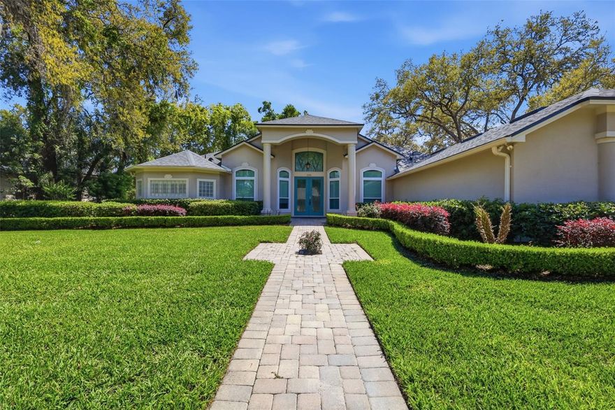 Executive-style living in the heart of Lake Mary. This beautifully upgraded home features an impressive list of major improvements including new windows, a whole-home re-pipe, remodeled kitchen and primary bathroom, newer roof, whole-home generator, and more. The kitchen is truly the heart of the home and a dream for both everyday living and entertaining, showcasing abundant quartz countertop space, a massive center island, 42” upper cabinetry, stainless steel appliances, and thoughtful design throughout. High ceilings, plantation shutters, and an abundance of natural light elevate the main living spaces. The split-bedroom floor plan offers privacy, with the primary suite and office on one side of the home and two additional bedrooms on the opposite side connected by a Jack-and-Jill bathroom. Multiple living areas—including a dedicated family room, living room, and dining space—provide exceptional flexibility and make hosting effortless. Step outside to the expansive screened-in lanai spanning over 1,100 square feet, overlooking a beautifully landscaped backyard and tranquil pond views. There is ample space to add a pool in the future, with a conveniently located full guest bath ideal for pool access. Completing the home is a spacious driveway and side-entry three-car garage offering nearly 750 square feet. Homes in Eagles Crossing rarely come to market, and this prime Lake Mary location offers low annual HOA fees while being just minutes from Lake Mary High School, downtown Lake Mary, dining, shopping, and more. Call today to schedule your private tour!