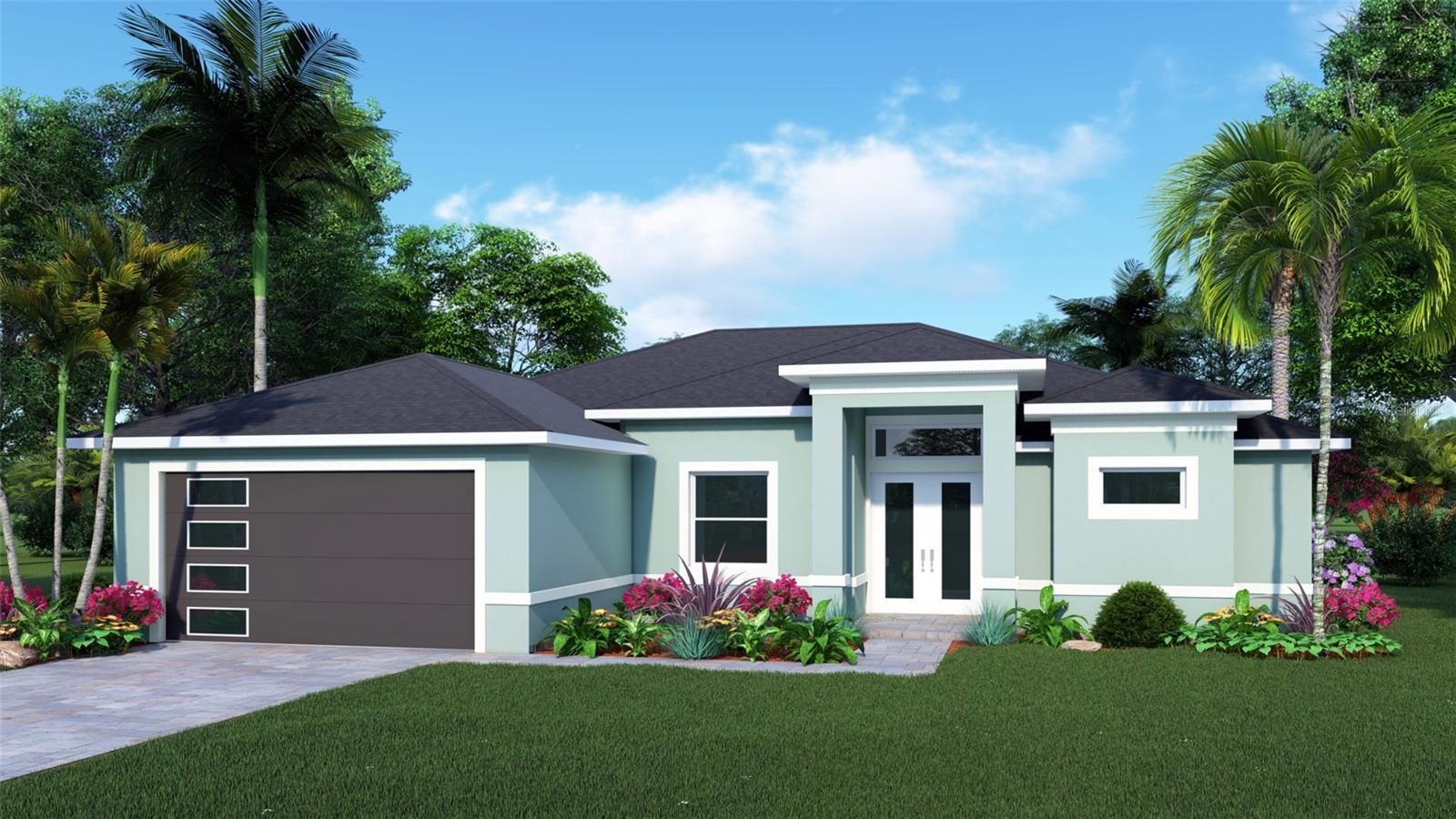 Under Construction. Welcome to this brand-new construction home currently underway, where you have the rare opportunity to customize every detail before completion. Partnering with the Developer, Castelli Interiors of Englewood and Port Charlotte, you’ll be able to choose your granite countertops for the kitchen, bathrooms, and outdoor kitchen, select cabinetry style and color, pick your flooring tones, and finalize both interior and exterior paint colors. This is your chance to design a true custom home tailored to your taste. Step through the double front doors into a welcoming foyer that opens to an expansive open floor plan, featuring a spacious living and dining area with 13 foot soaring vaulted ceilings, 9-foot doors, and all PGT hurricane-impact windows and doors. A hurricane-rated garage door provides both security and peace of mind. At the heart of the home, the chef’s kitchen includes a large island, granite countertops, custom cabinetry options, stainless steel appliances and a stylish backsplash—all seamlessly connected to the living and dining areas, perfect for both entertaining and everyday living. The split floor plan ensures privacy, with the master suite occupying its own side of the home. This retreat features two walk-in closets, dual vanities, a soaking tub, and a separate walk-in shower. Across the home are two additional bedrooms and a third bedroom with its own ensuite bathroom, which also serves as the convenient pool bath with direct lanai access. Outdoor living is designed for the Florida lifestyle, with a covered lanai and a granite-topped outdoor kitchen area with sink plumbing, ready for your own grill and refrigerator. The backyard provides plenty of space for a pool, while upgrades such as a paver driveway, walkway, and lanai add style and function. Built by a respected Ft. Lauderdale builder now in the Port Charlotte area, this home is delivered complete with drywall and awaits your personalized finishing touches. Don’t miss this limited-time chance to design your dream home before the builder finalizes the finishes. Located in the desirable community of Gulf Cove, this home sits along the Myakka River and is surrounded by natural Florida beauty, where you can often spot dolphins, manatees, eagles, and other wildlife. Gulf Cove features a voluntary HOA with a private community boat ramp and park. The location is ideal—just minutes from local shopping, dining, medical facilities, golf courses, and a short drive to the beautiful beaches of Englewood and Boca Grande. With easy access to I-75 and the Charlotte Sports Park, home of the Tampa Bay Rays Spring Training, everything you need is close at hand. This is a YOUR opportunity to own a brand NEW home with the rare ability to customize and make it your own! It's the best way to start living the Florida lifestyle you’ve always dreamed of.