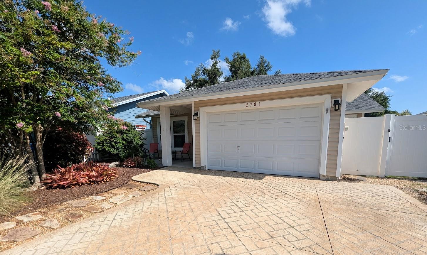Welcome to this 2 bedroom, 2 bath, 1car garage home in a prime Tall Pines community location! This delightful property offers the perfect blend of comfort and convenience, and ready for you to enjoy, just waiting for you to add your style and preferences.
Step inside and discover a spacious great room floor plan, perfect for entertaining or simply relaxing. Eat-in kitchen adds to the enjoyment along with updated bathrooms and a fully fenced yard. Recent updates provide peace of mind:
New windows (2018): Enjoy enhanced energy efficiency and a quieter interior.
New roof (2021): A crucial update protecting your investment for years to come.
New fence (2024): Providing privacy and security for your outdoor enjoyment.
New refrigerator (2025): Move right in and start cooking in your kitchen.
Beyond the interior, the outdoor space is equally inviting. The nicely landscaped yard is easy to maintain and features a charming paver patio, ideal for outdoor gatherings or quiet relaxation. A convenient shed provides extra storage for tools and outdoor essentials.
Enjoy the added benefit of no rear neighbors, ensuring a peaceful and private environment. You'll also appreciate the fantastic location, with easy access to a variety of shops and restaurants, providing everything you need just minutes away.