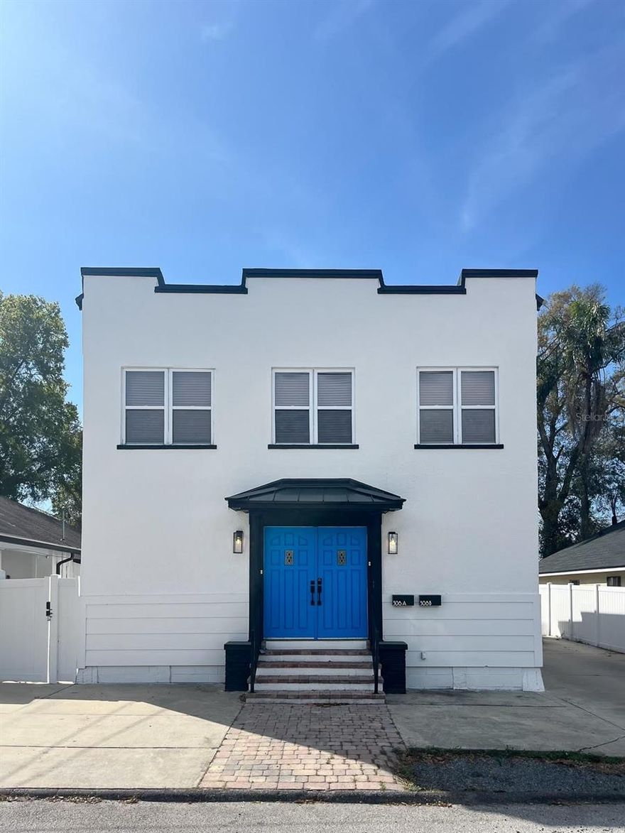 This newly renovated 2 bedroom, 2 bathroom apartment is the upstairs unit of a duplex located in the amazing neighborhood of Riverside Heights, a quick 0.5 mile walk to Armature Works and some of the best restaurants in downtown Tampa. This property offers an interior washer and dryer, full kitchen and two full bathrooms with plenty of natural light. There is a parking lot in the rear of the building with plenty of space for two cars. Wifi and water are included in the rent. Available Furnished or Unfurnished. Credit score minimum 650, income 3x rent monthly.