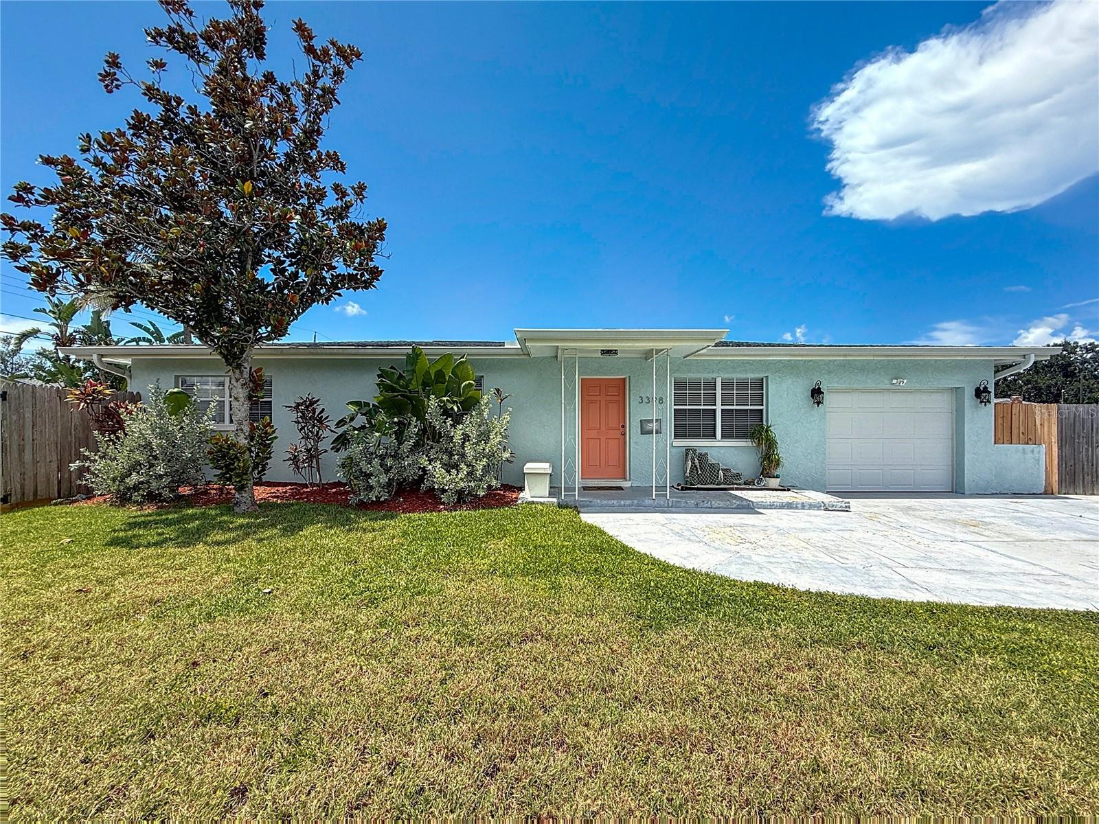 **Paradise Awaits in Holiday Park, St. Petersburg!**
Discover the charm of the highly sought-after Holiday Park neighborhood, where a true sense of community thrives. Join in on the fun with two annual golf cart parades for Halloween and Christmas, featuring over 100 decorated carts!
This stunning 3-bedroom, 2-bathroom block pool home is situated on a desirable corner lot, complete with a fenced-in side yard and ample space for one or two boats, trailers, or other toys—a rare find in St. Pete! The wide gate access makes storing your boat or trailer effortless.
Step inside to find modern touches throughout, including deluxe vinyl plank flooring (installed June 2024) and freshly painted walls for a clean, inviting atmosphere. The kitchen boasts stainless steel GE appliances and generous cabinet space, perfect for all your culinary needs. Major updates include a new AC unit (2025) and a new hot water heater (2023), ensuring comfort and peace of mind.
Outside, your tropical retreat awaits! Enjoy a fully fenced backyard with mature landscaping, a sparkling pool, a spacious storage shed, and a relaxing hammock—ideal for entertaining or soaking up the Florida sunshine. A one-car garage adds extra convenience.
Centrally located just minutes from Gulf beaches, downtown St. Pete, shopping, dining, and major roadways, this home perfectly combines convenience with the laid-back Florida lifestyle.
