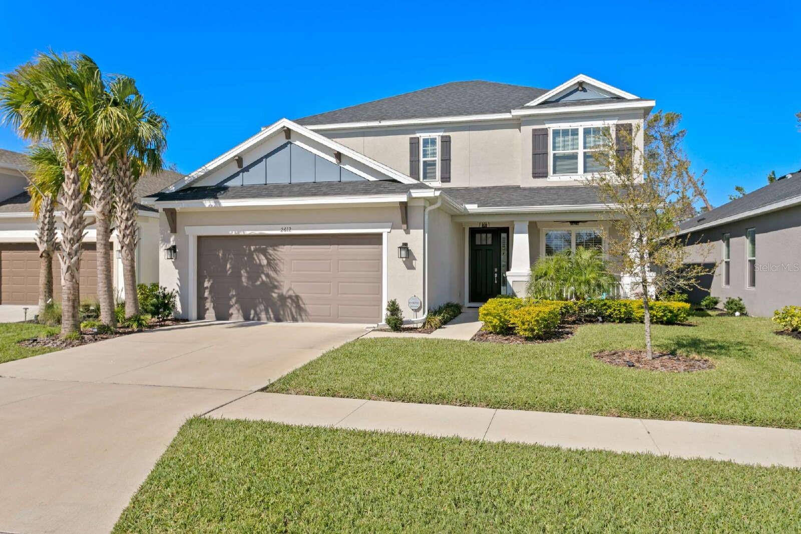 Welcome to this stunning 4-bedroom, 3.5-bathroom home located in the gated community of Silver Ridge, right in the heart of Palm Harbor! Built in 2022, this home offers the peace of mind and energy savings that come with modern construction—Flood Zone X, hurricane shutters, energy-efficient appliances, and Low-E double-pane windows.
Inside, you'll find a thoughtfully designed layout with over 2,600 sqft of living space, including a two-story family room, formal dining, and a gourmet kitchen with quartz countertops, gas cooktop, 42” cabinets, vent hood, and under-cabinet lighting. The primary suite is conveniently located on the first floor, while the second floor features a spacious loft, three additional bedrooms, and an office that could function as a 5th bedroom.
Additional features include:
– Wood-look tile throughout the first floor
– Plantation shutters and 8' interior doors
– Built-in closet systems
– Pocket sliding doors leading to a 400 sqft screened lanai
– Fully fenced backyard
– Oversized 2-car garage with storage system
– Security system
Located in one of the top-rated school zones, including Palm Harbor University High School, and just 30 minutes to Tampa International Airport. Enjoy easy access to beaches, dining, shopping, and more.
12 month lease. No pets allowed. No smoking. First, last, and security required for move-in. Trash, Lawn, and Pest Control included.
All Legacy Properties residents can enroll in the Resident Benefits Package (RBP) for $59.95/month, which includes renters insurance, HVAC air filter delivery, credit building to help boost your credit score with timely rent payments, $1M Identity Protection, move-in concierge service to make utility connection and home service setup easy, our best-in-class resident rewards program, and much more! More details are available upon application.