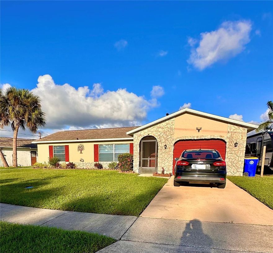 Welcome to this beautifully maintained home in the desirable Rockledge community! Featuring a 2019 roof, attic insulation completed in 2018, and numerous recent upgrades completed in 2025, this move-in ready property offers comfort and peace of mind. Enjoy a brand-new A/C system with full duct replacement, new carpet in every bedroom, a new washer and dryer, and a tankless water heater for maximum efficiency. The kitchen is equipped with stainless steel appliances and plenty of space for everyday cooking and entertaining. Step outside to a spacious backyard, an additional driveway provides convenient gated access, perfect for a boat, RV, or other large vehicles. Conveniently located near shopping, dining, and major roadways, this home combines modern updates with a great location... the perfect place to call home!